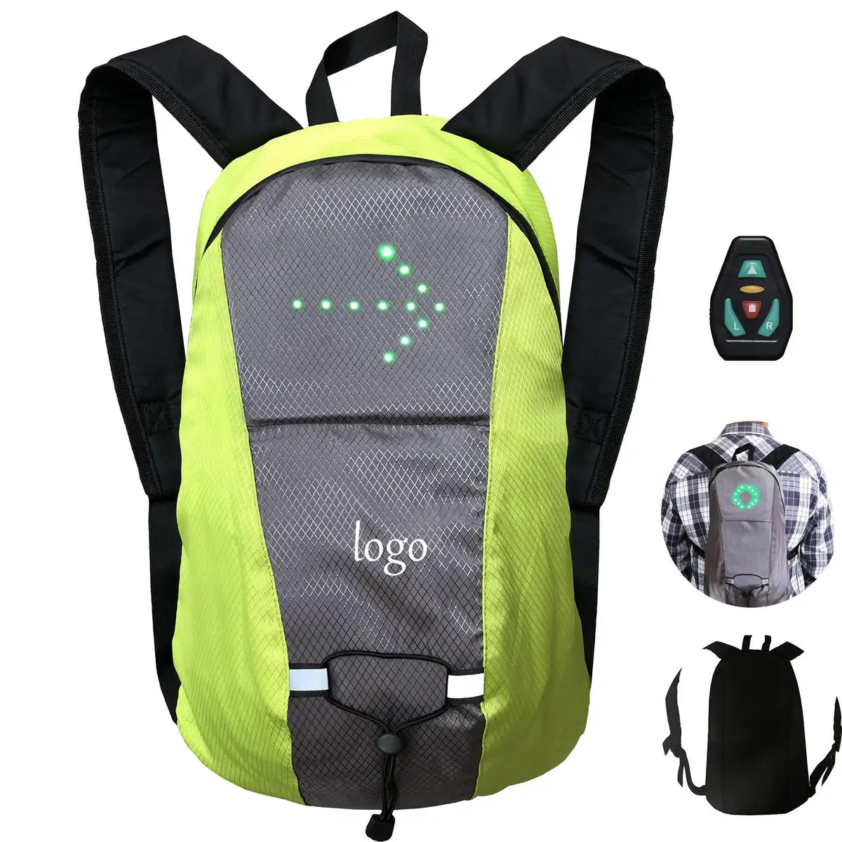 LED Signal Backpack for Commuters