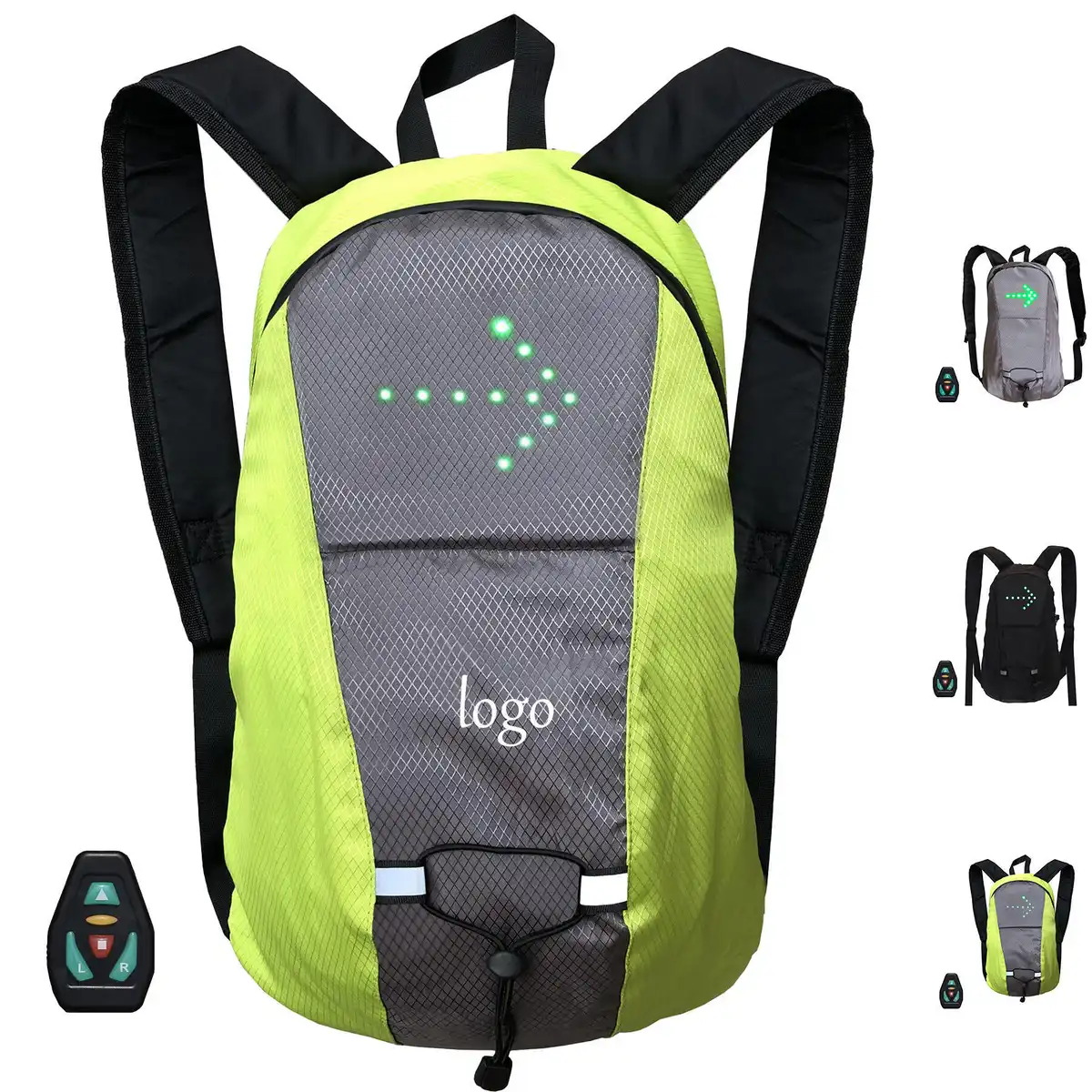 LED Signal Backpack for Commuters product detail view