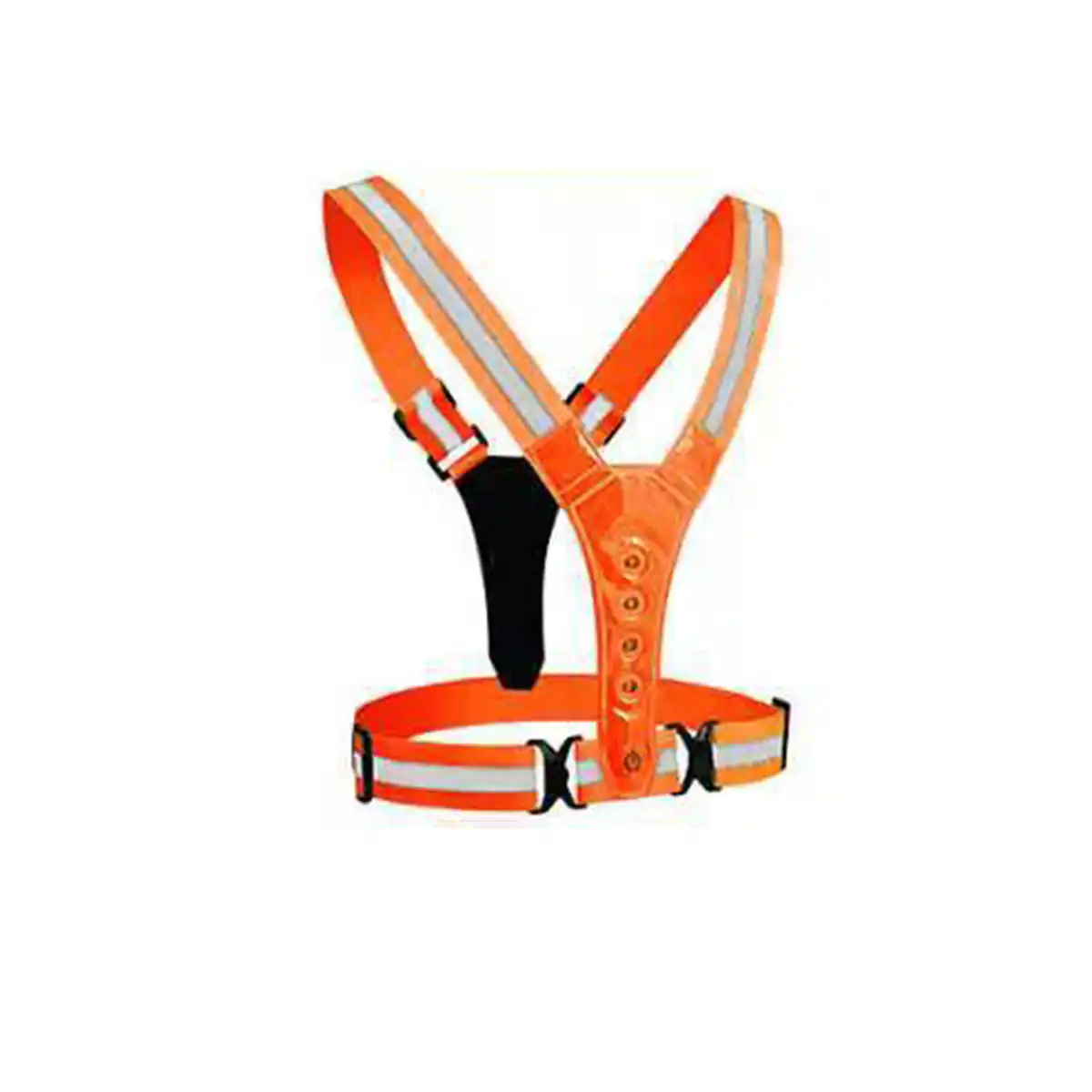 High Visibility LED Running Vest product with accessories