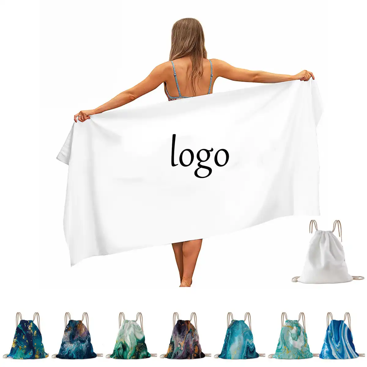 Ultra Soft Quick Dry Beach Towel product detail view
