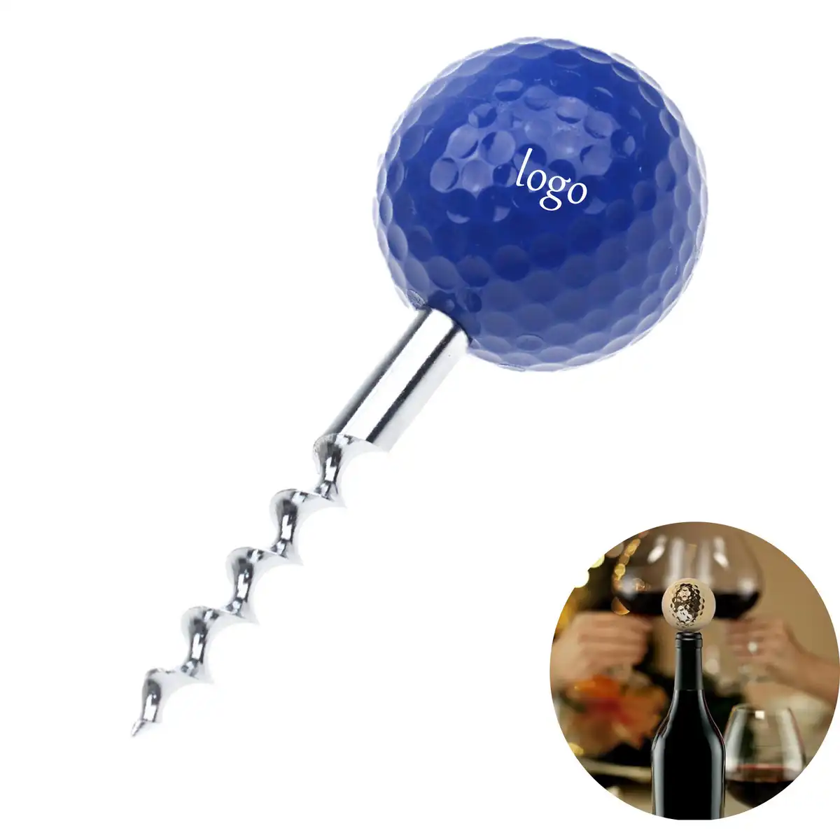 Stainless Golf Ball Bottle Opener