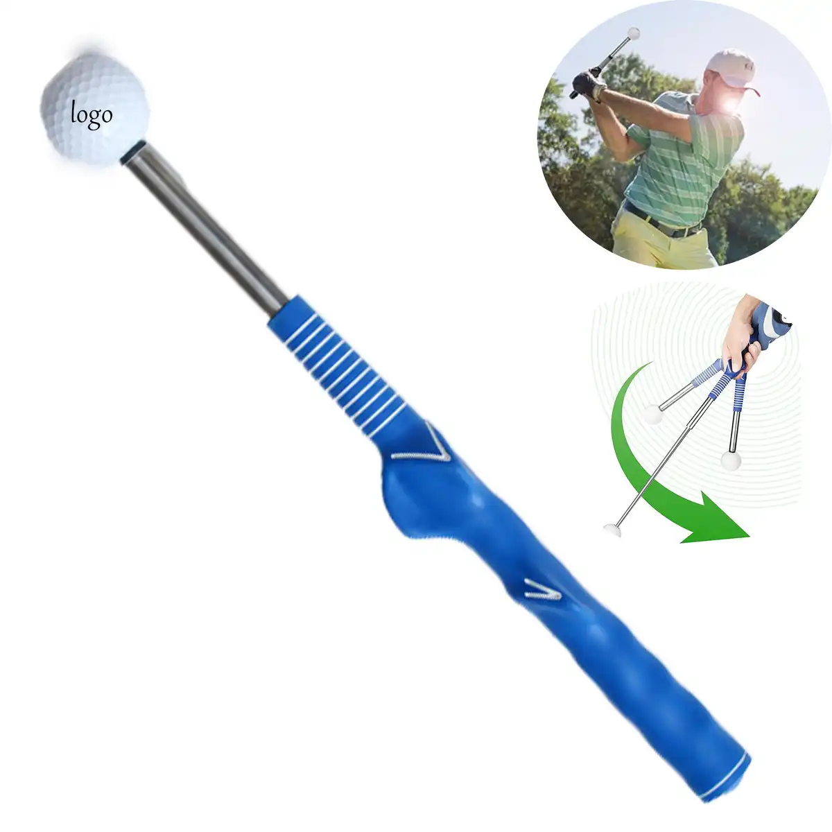 Pro Golf Swing Trainer Stick