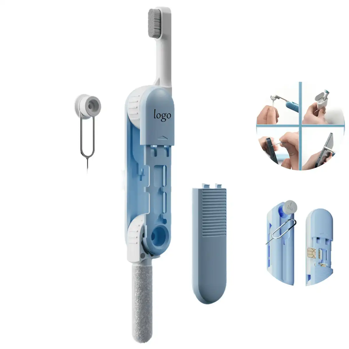 Versatile Electronics Cleaning Brush Set