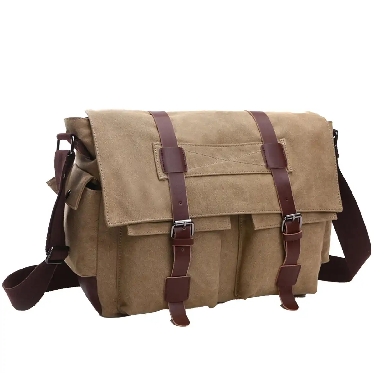 Vintage Canvas Messenger Bag alternate product angle
