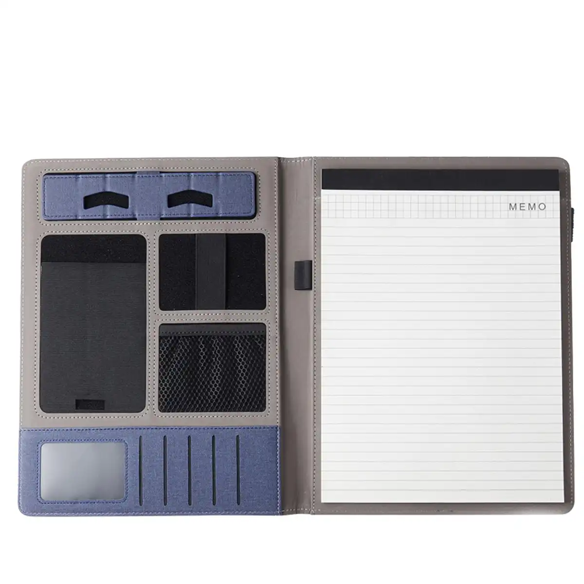 Executive Leather Portfolio Organizer alternate product angle