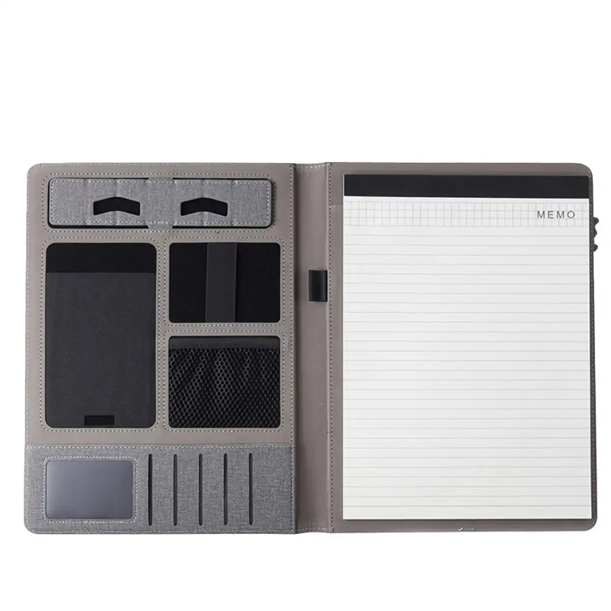 Executive Leather Portfolio Organizer product close-up