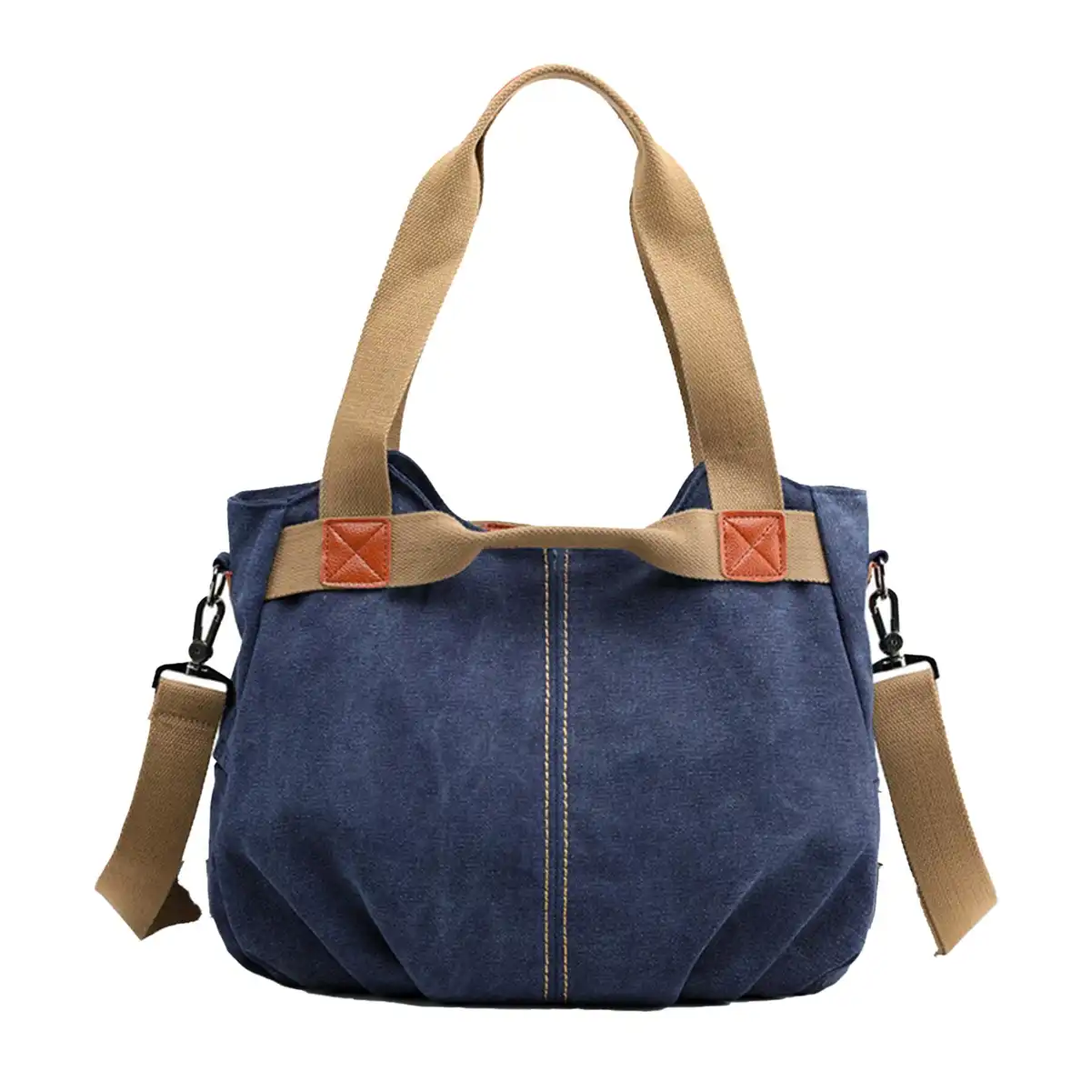 Durable Vintage Canvas Tote product with accessories