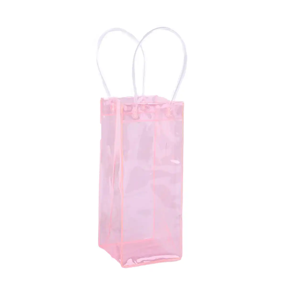 Waterproof Clear Carrier Tote custom logo imprint view