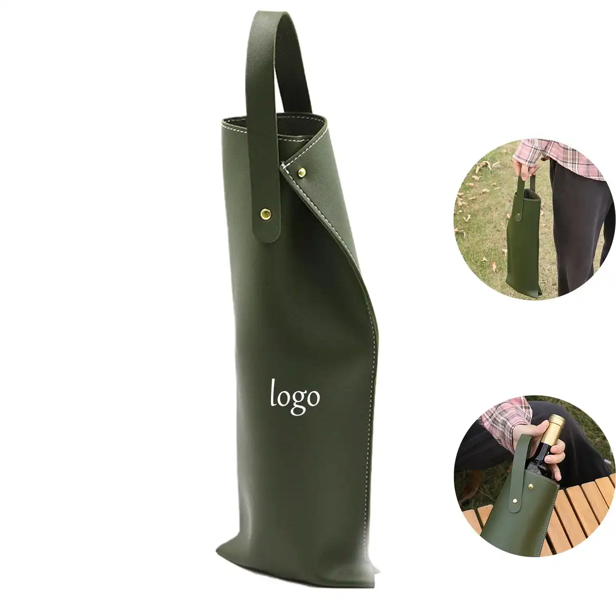 Premium Leather Wine Carrier