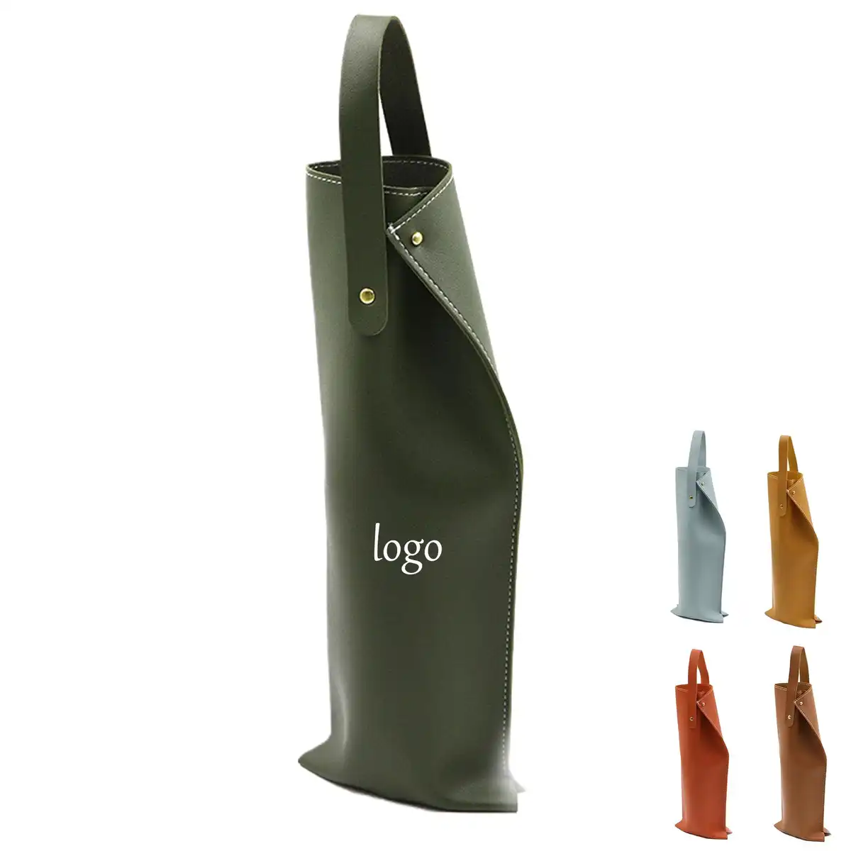 Premium Leather Wine Carrier product detail view
