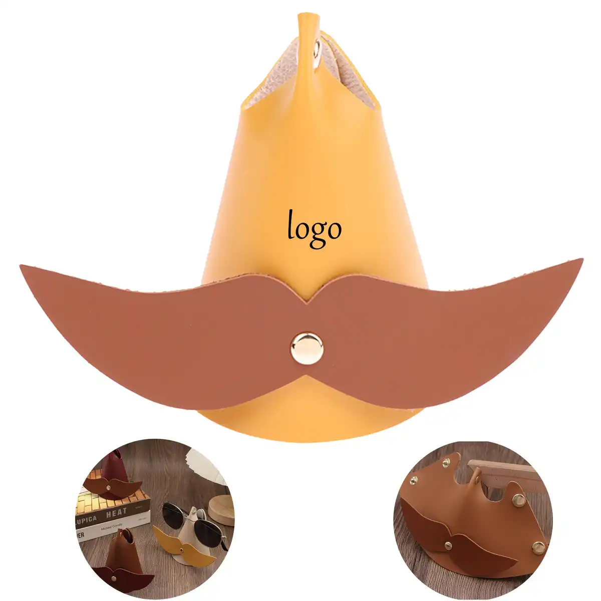 Leather Eyeglass Display Stand