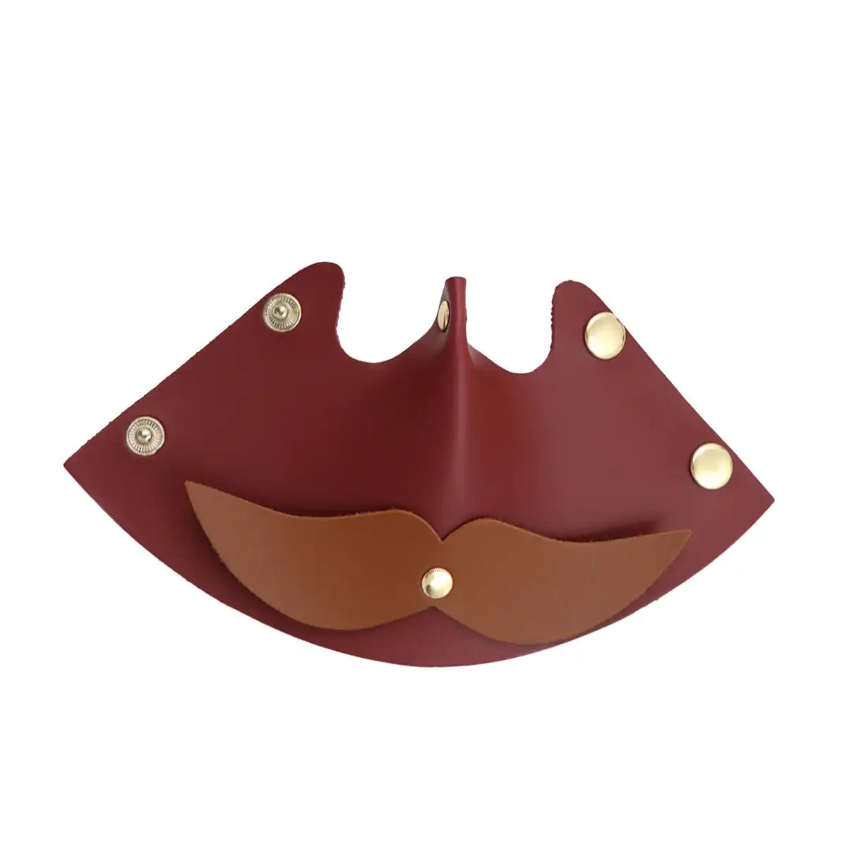 Leather Eyeglass Display Stand product with accessories