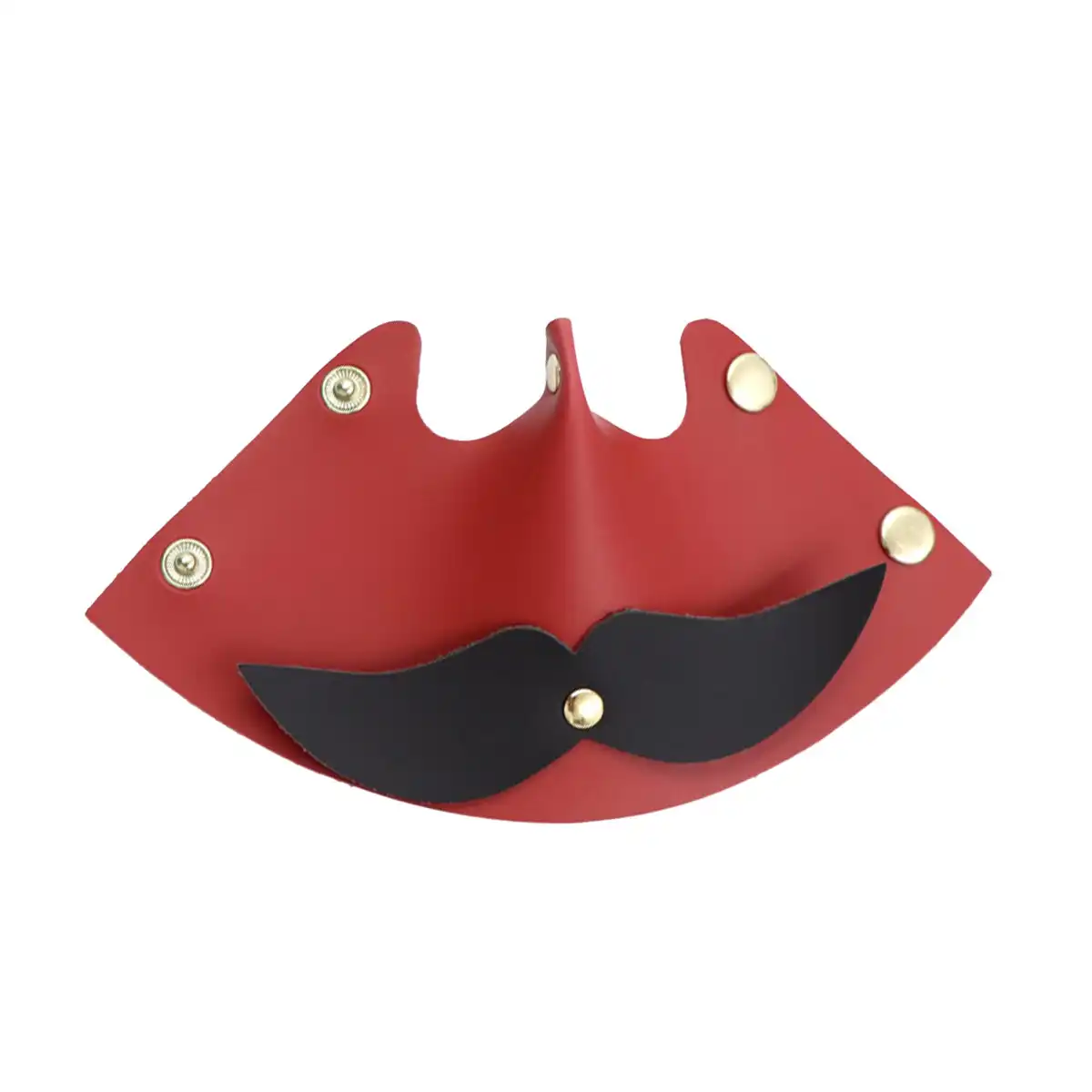 Leather Eyeglass Display Stand custom logo imprint view