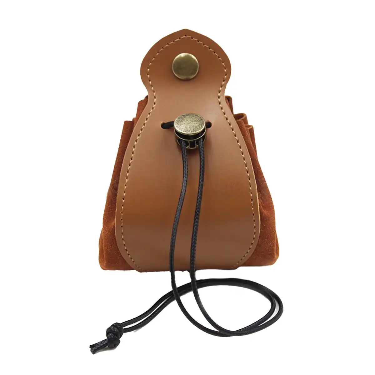 PU Leather Drawstring Pouch product close-up