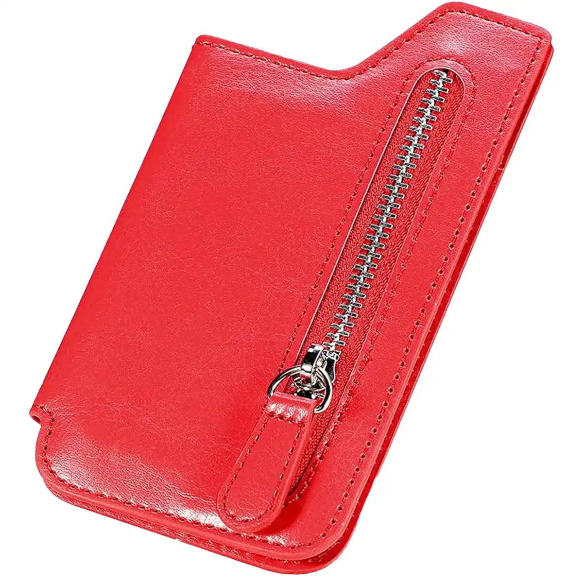 Slim Leather Phone Wallet Case product with accessories