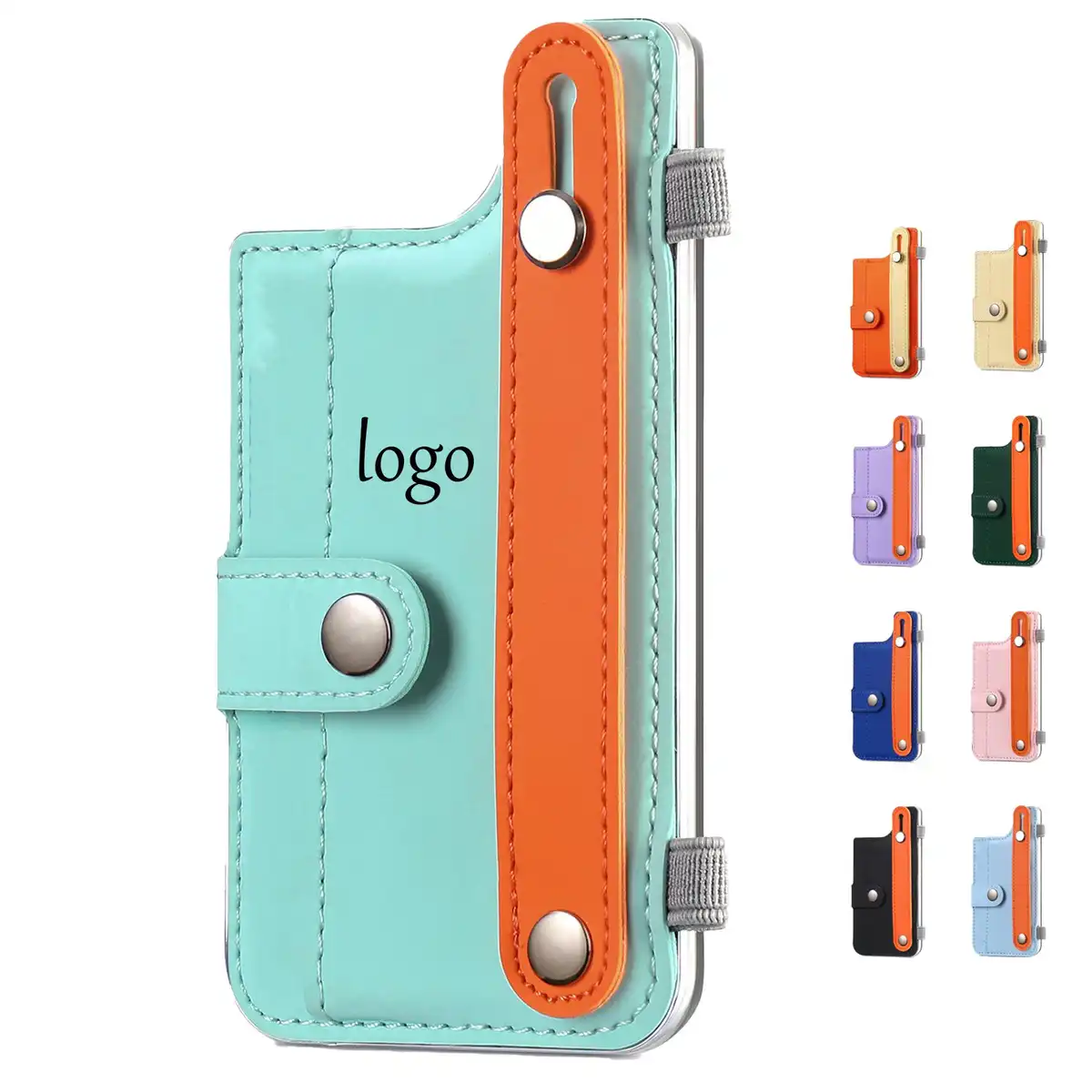 Leather Phone Stand Card Holder product detail view