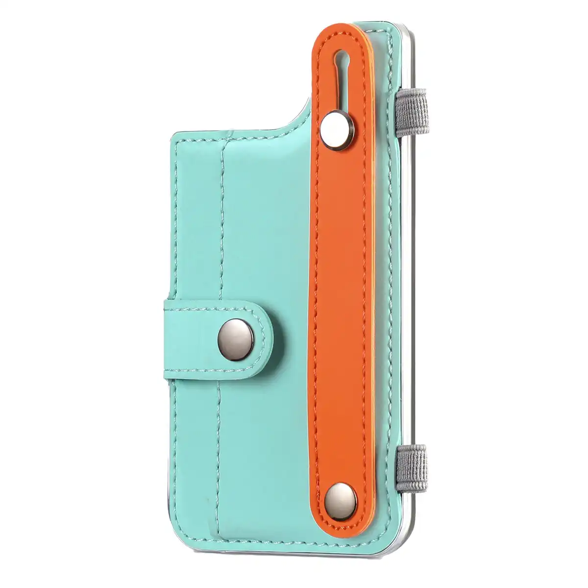 Leather Phone Stand Card Holder custom logo imprint view