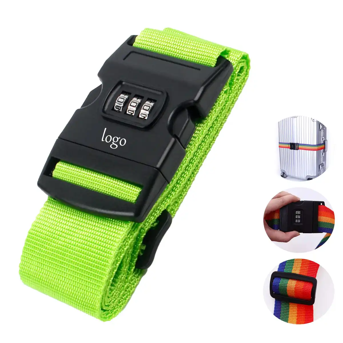 Secure Travel Luggage Lock Strap