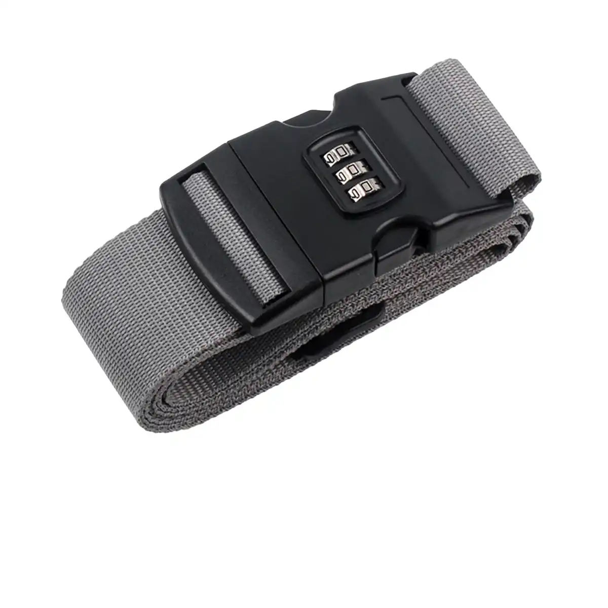 Secure Travel Luggage Lock Strap custom logo imprint view