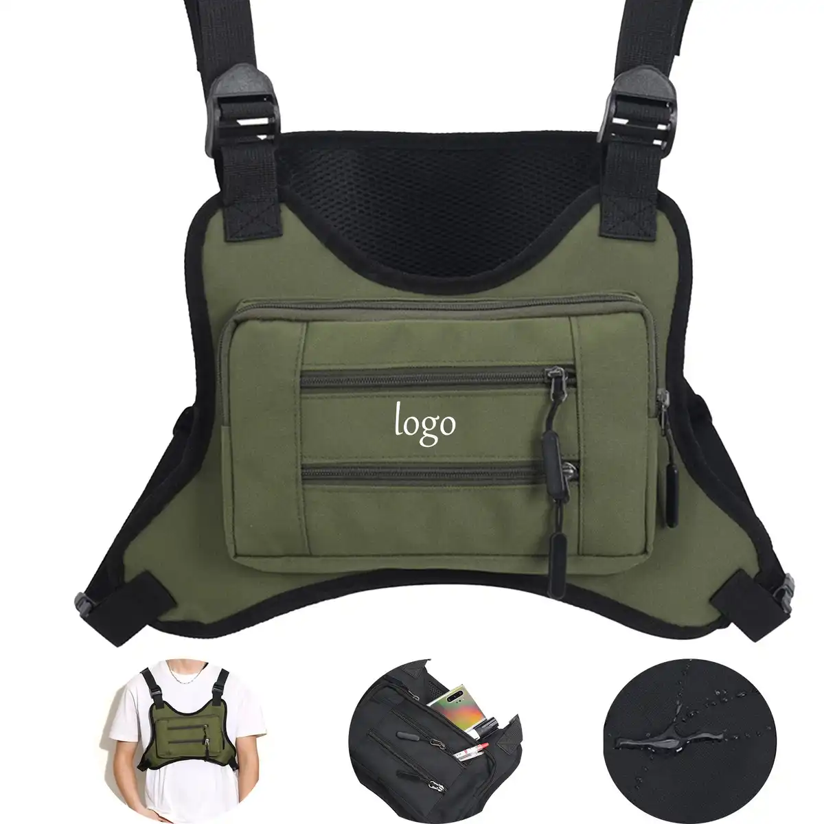 Rugged Tactical Chest Pack