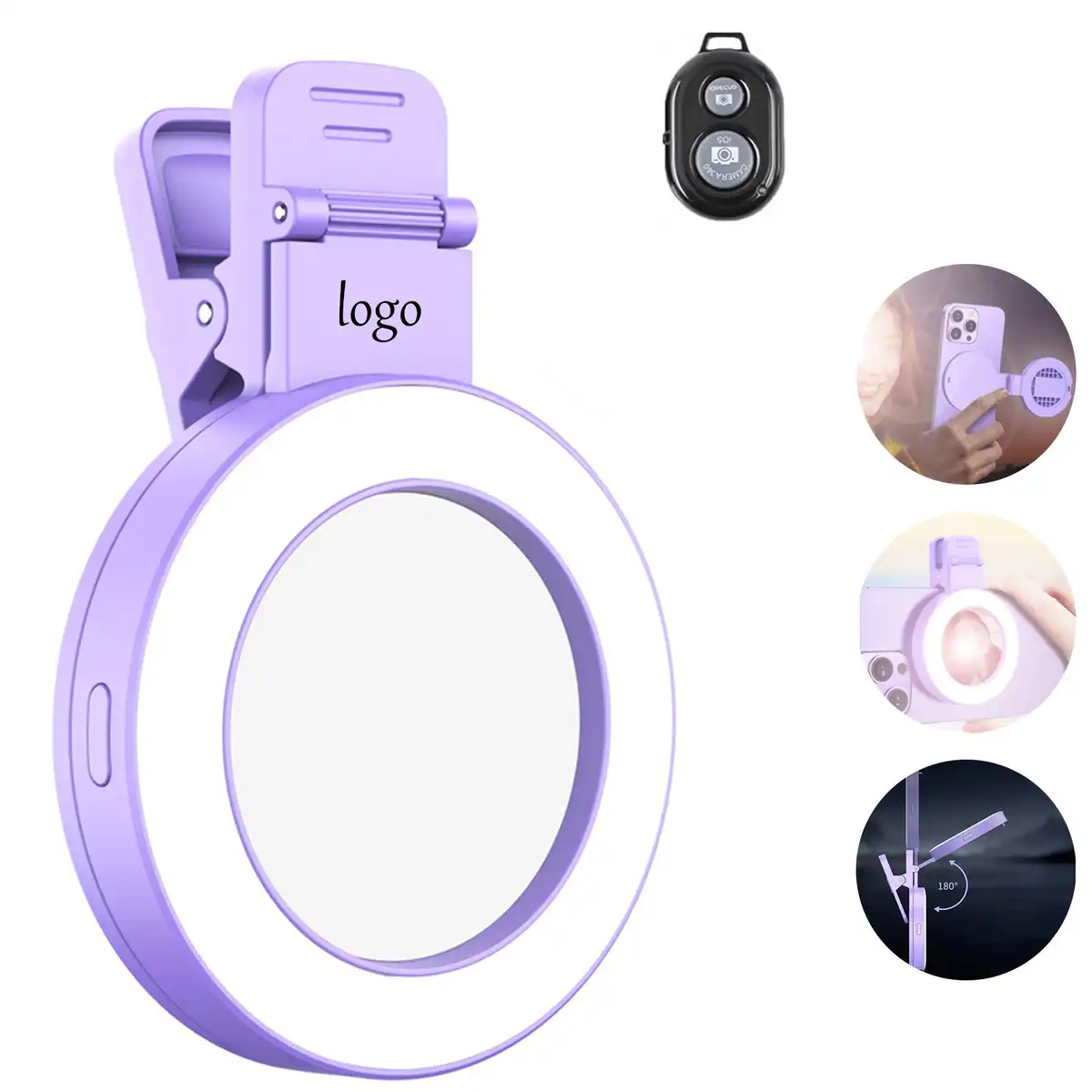LED Selfie Mirror with Remote