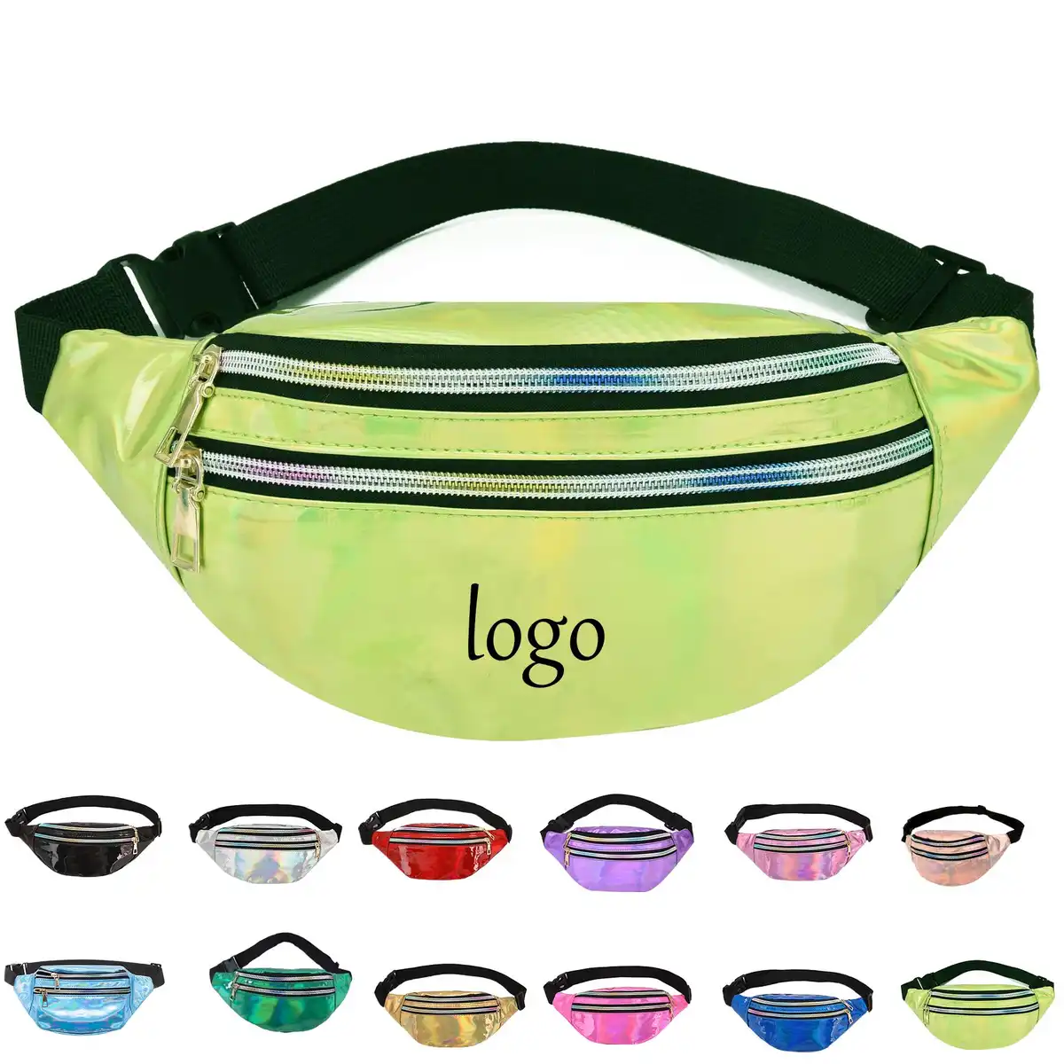 Holographic Waterproof Waist Pack product detail view