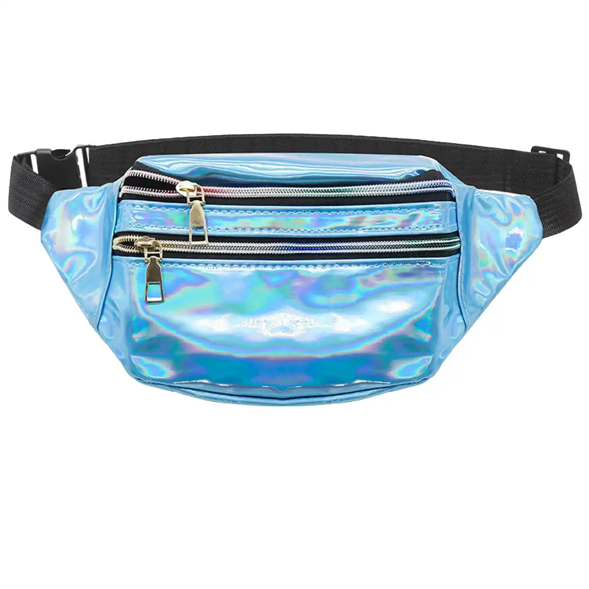 Holographic Waterproof Waist Pack custom logo imprint view