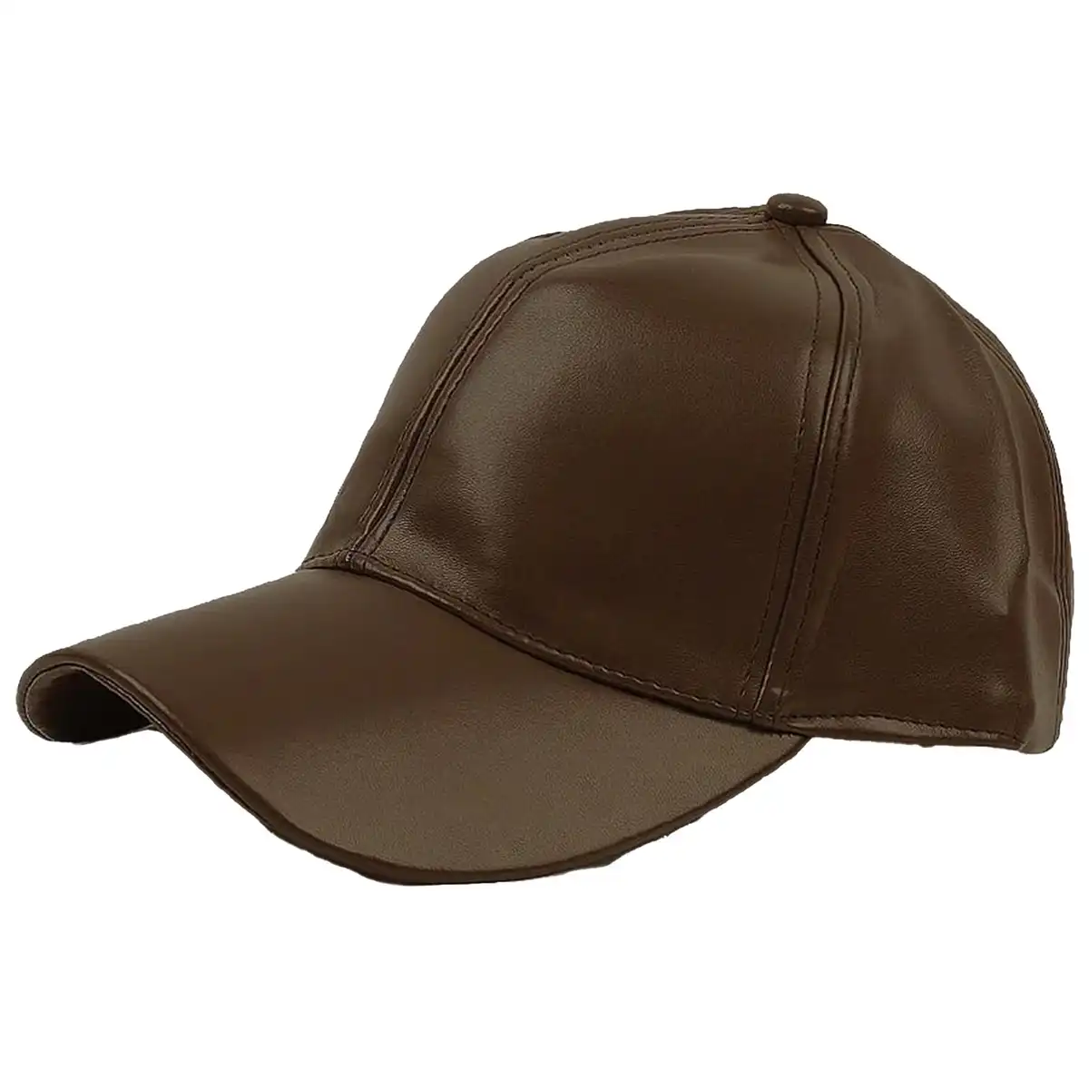 Premium PU Leather Baseball Cap product with accessories