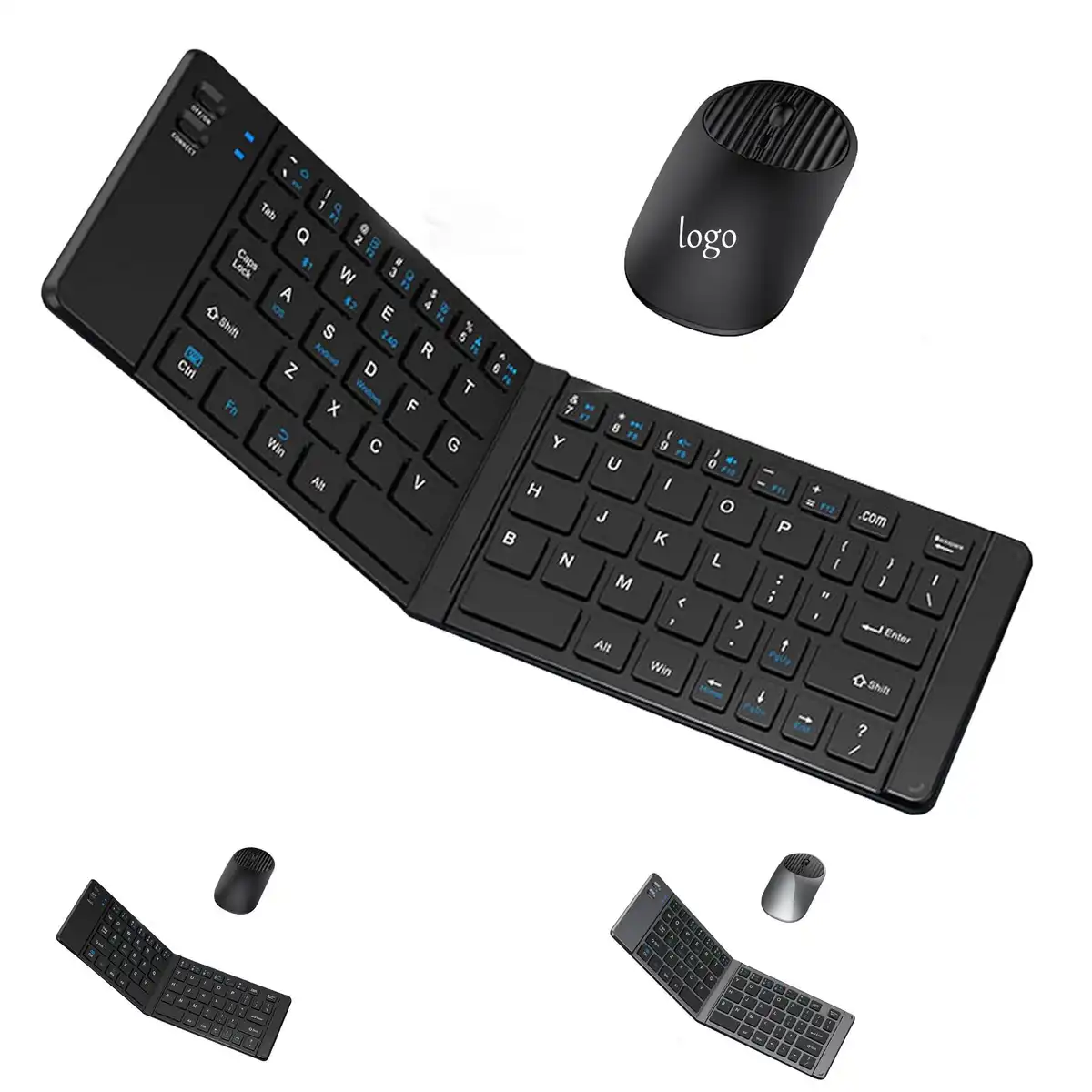 Portable Tri Device Wireless Keyboard product detail view