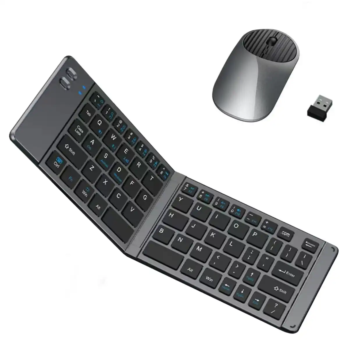 Portable Tri Device Wireless Keyboard alternate product angle