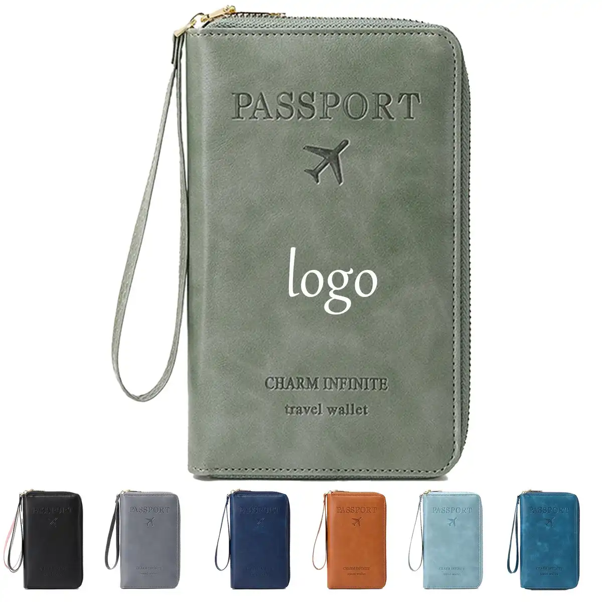 Travel Passport Organizer RFID Wallet product detail view