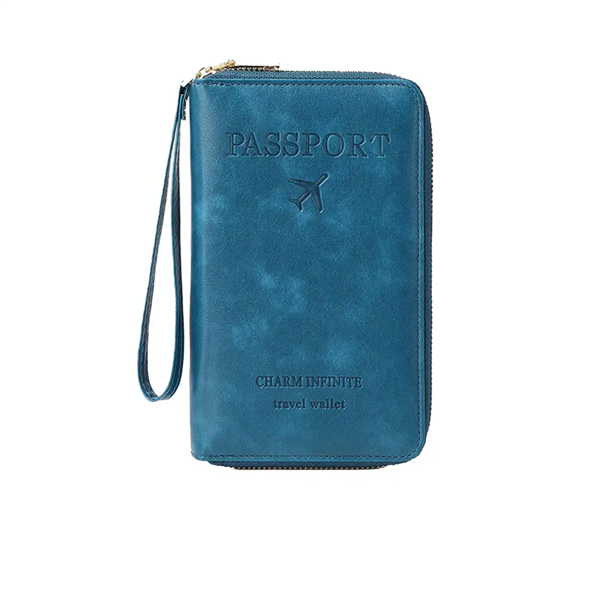 Travel Passport Organizer RFID Wallet alternate product angle