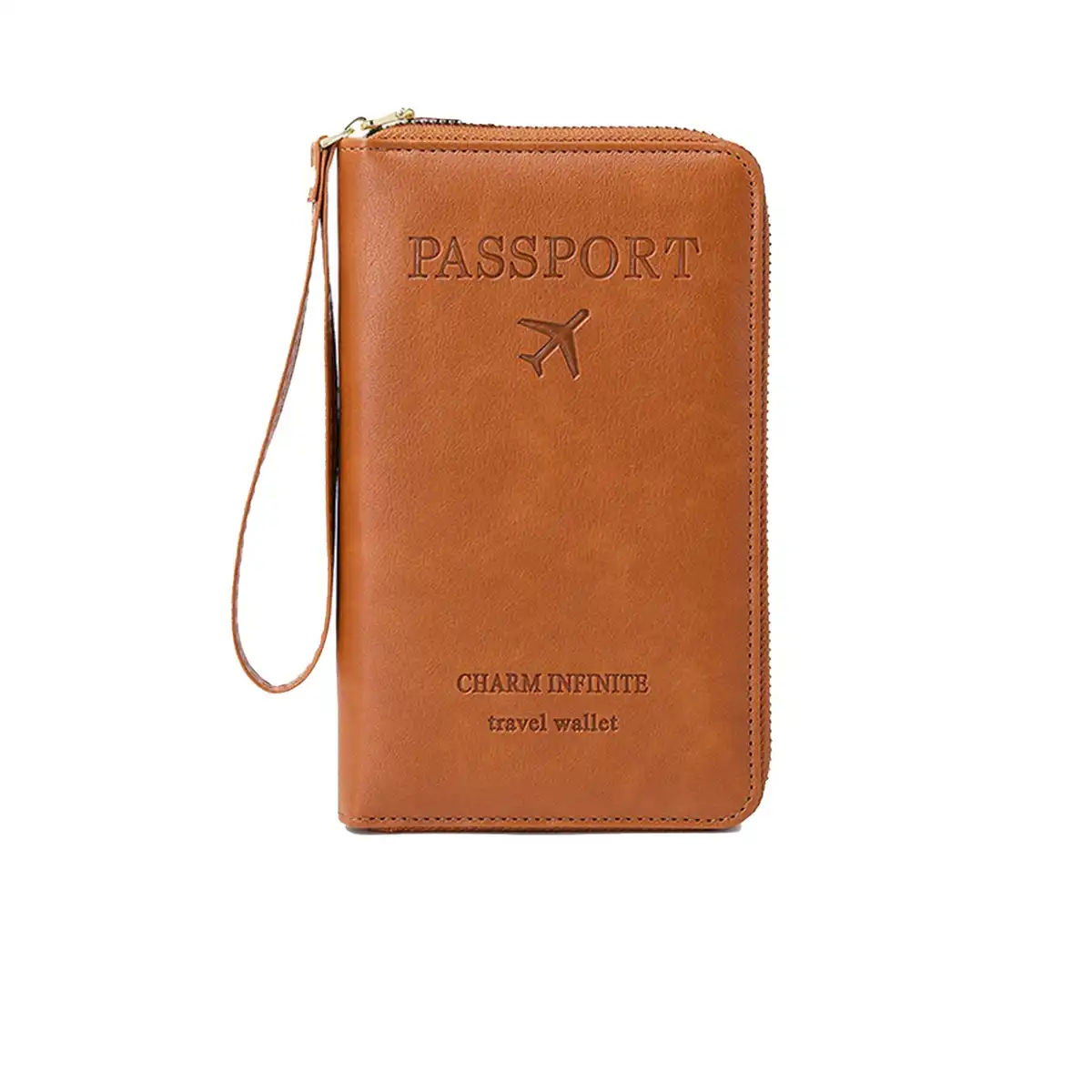 Travel Passport Organizer RFID Wallet product close-up