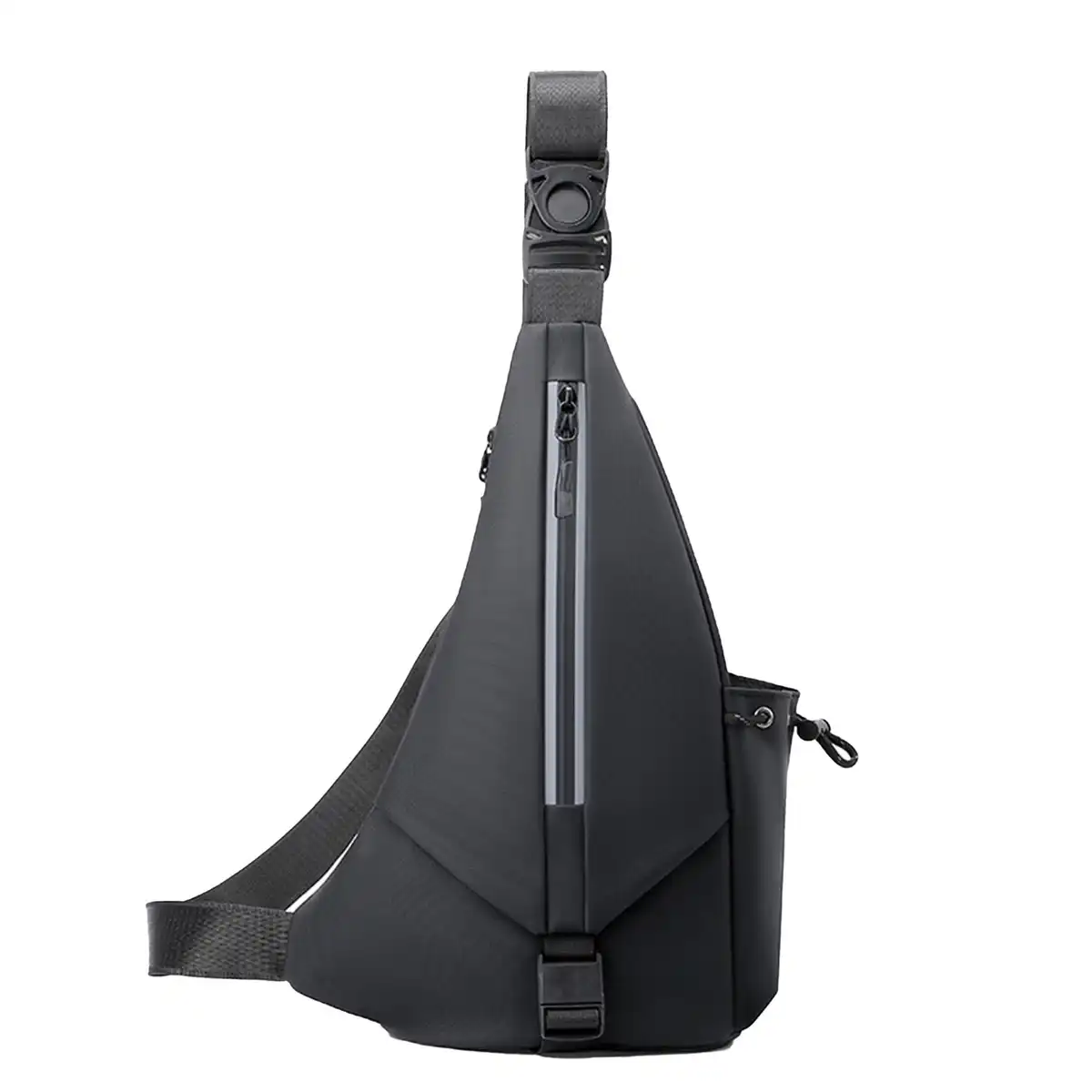 Waterproof Sling Crossbody Bag product with accessories