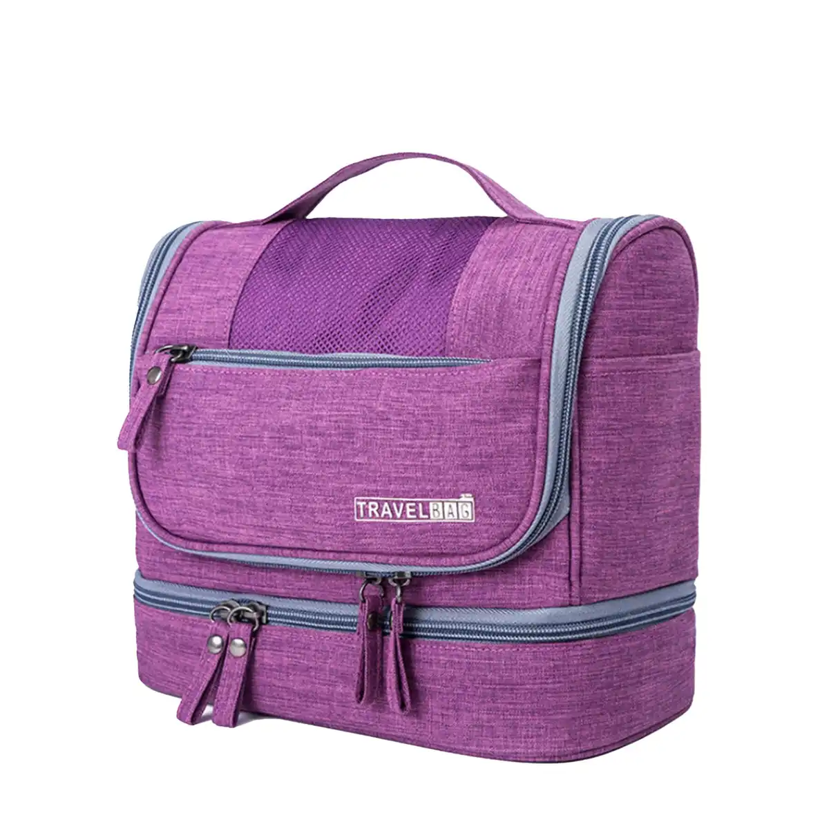 Waterproof Hanging Toiletry Organizer product with accessories