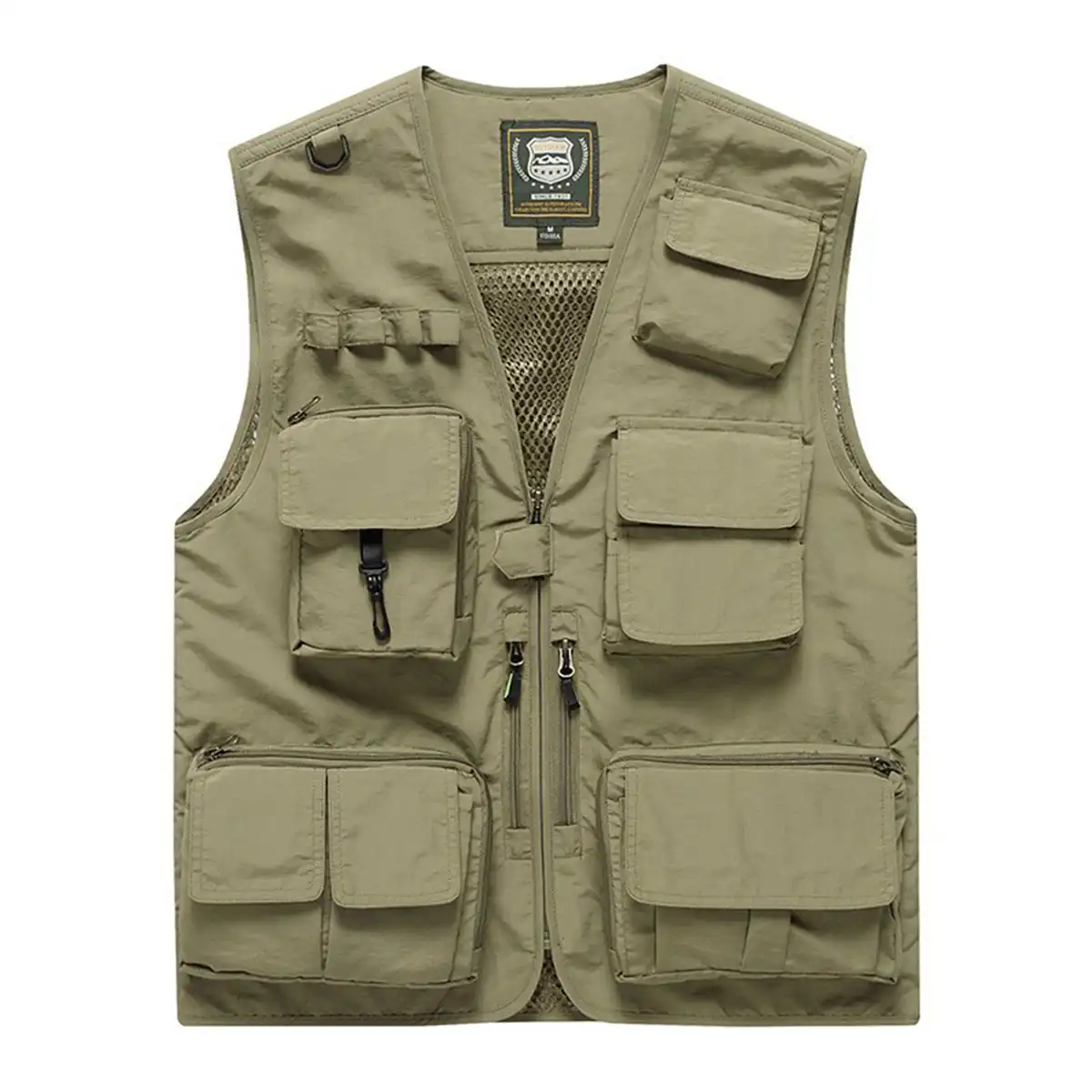 Tactical Fishing Vest Multi Pocket product close-up