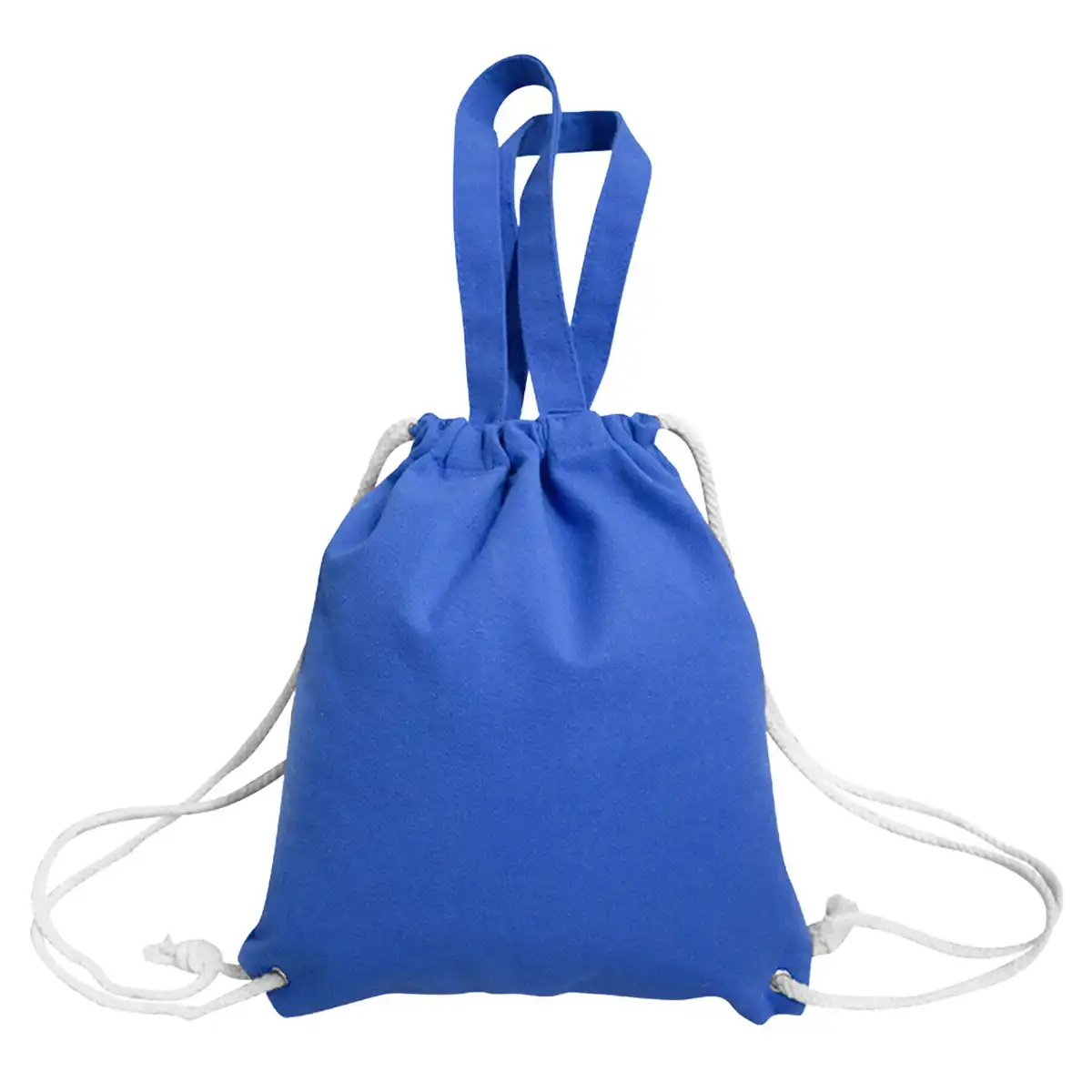 Sturdy Canvas Drawstring Backpack alternate product angle
