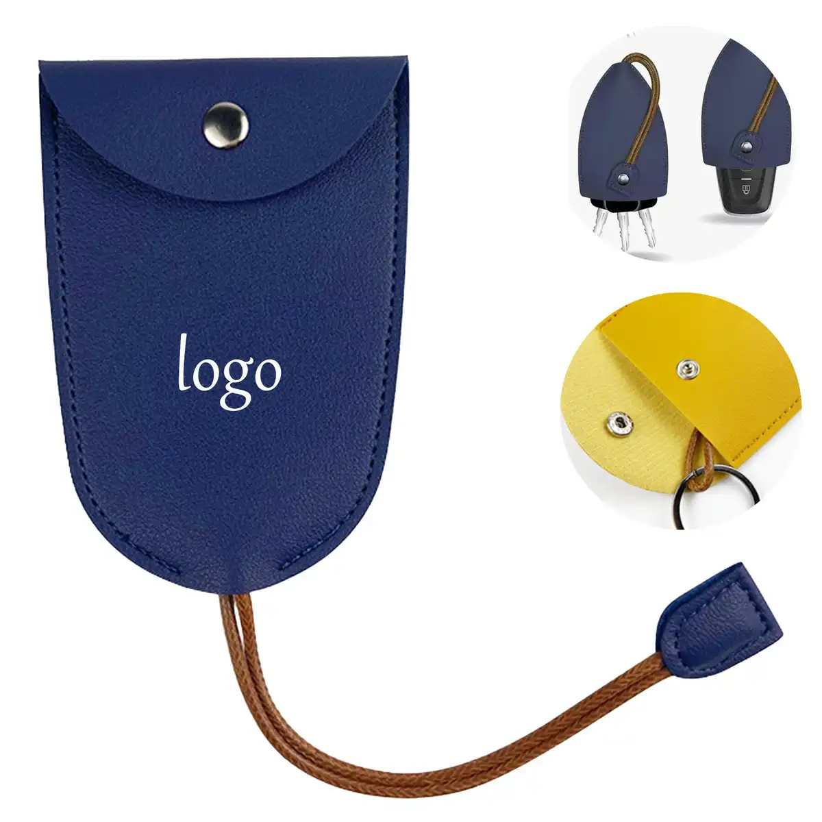 Retractable Leather Key Organizer