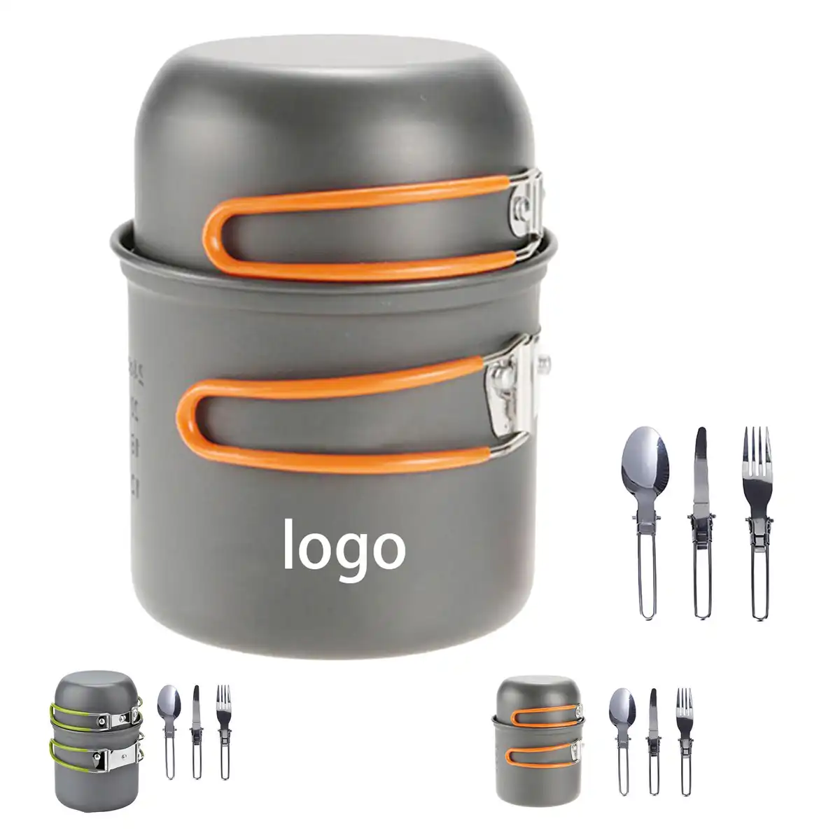Compact Aluminum Camping Cookware Set product detail view