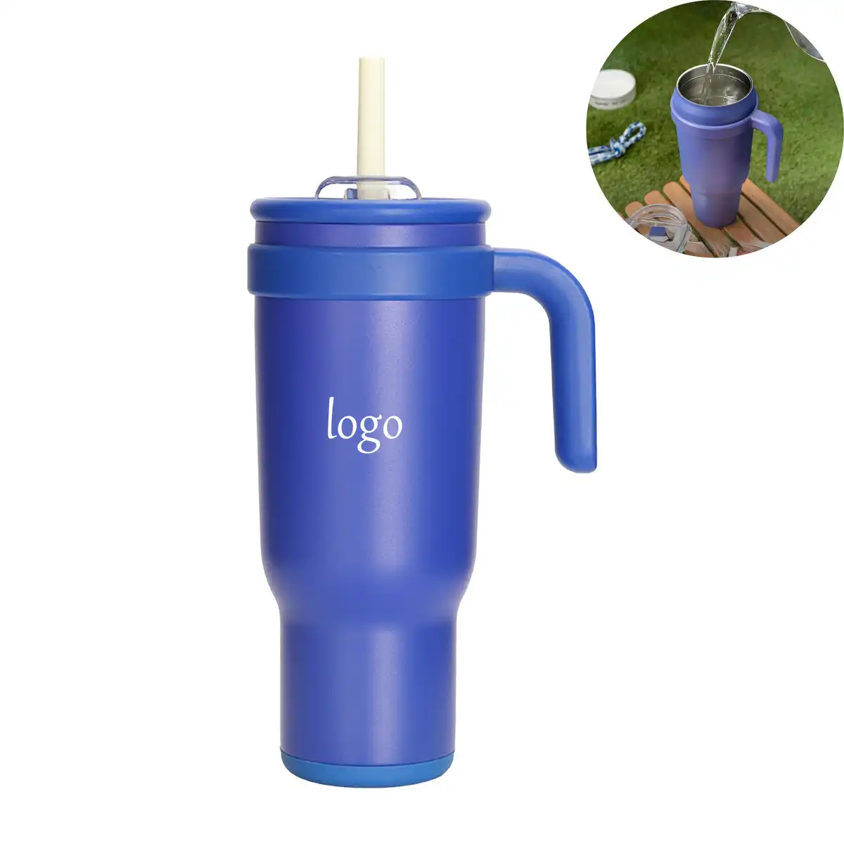 40oz Insulated Tumbler with Straw