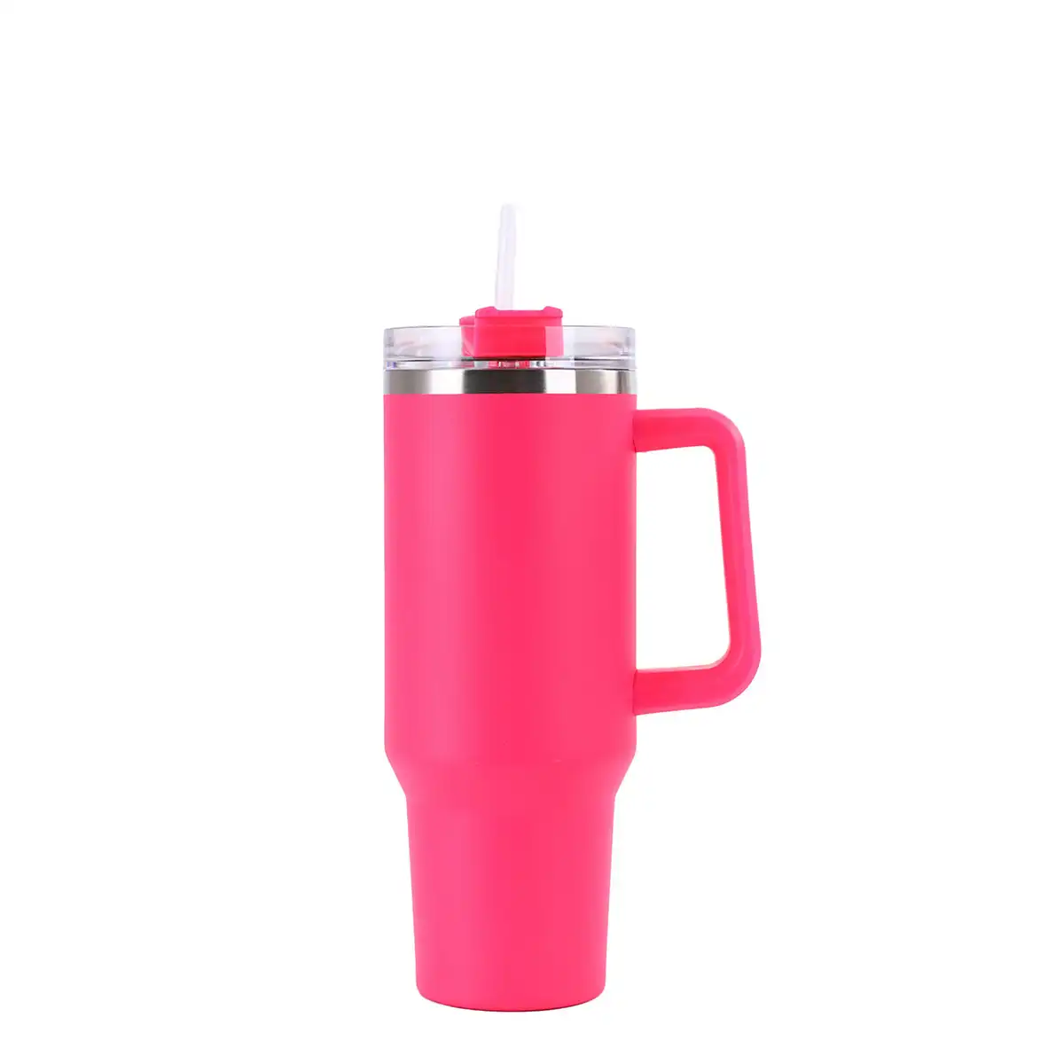 40oz Stainless Steel Tumbler with Straw product image 9