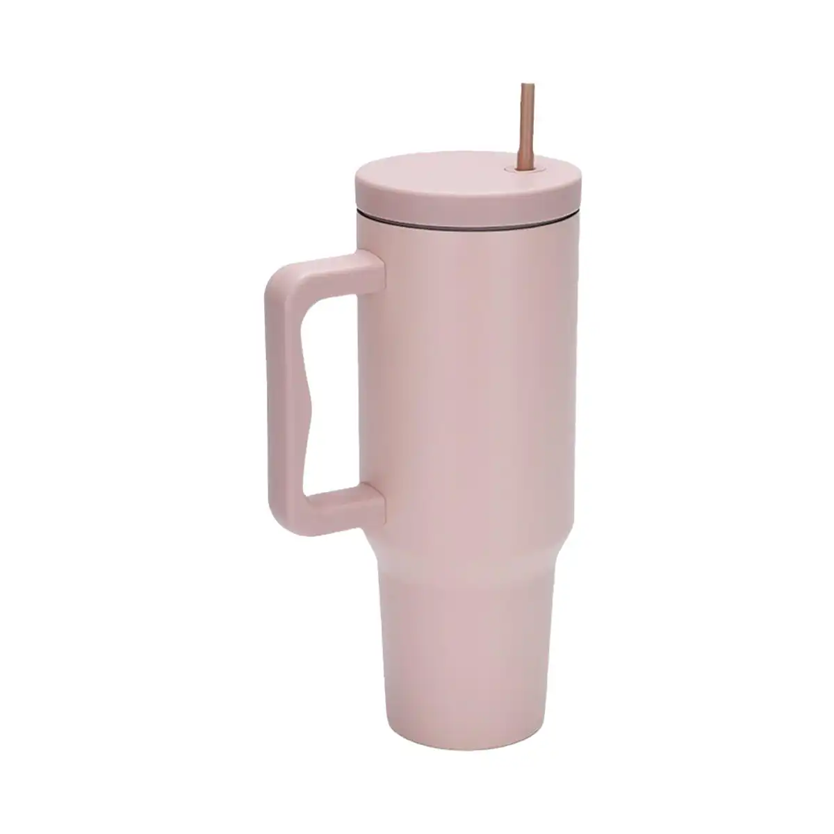 Large Insulated Tumbler with Straw alternate product angle