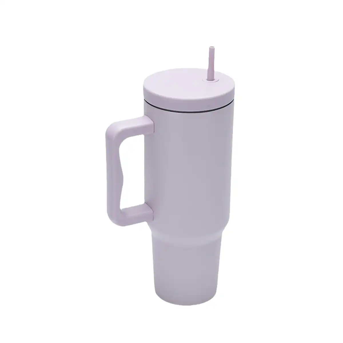 Large Insulated Tumbler with Straw product in use
