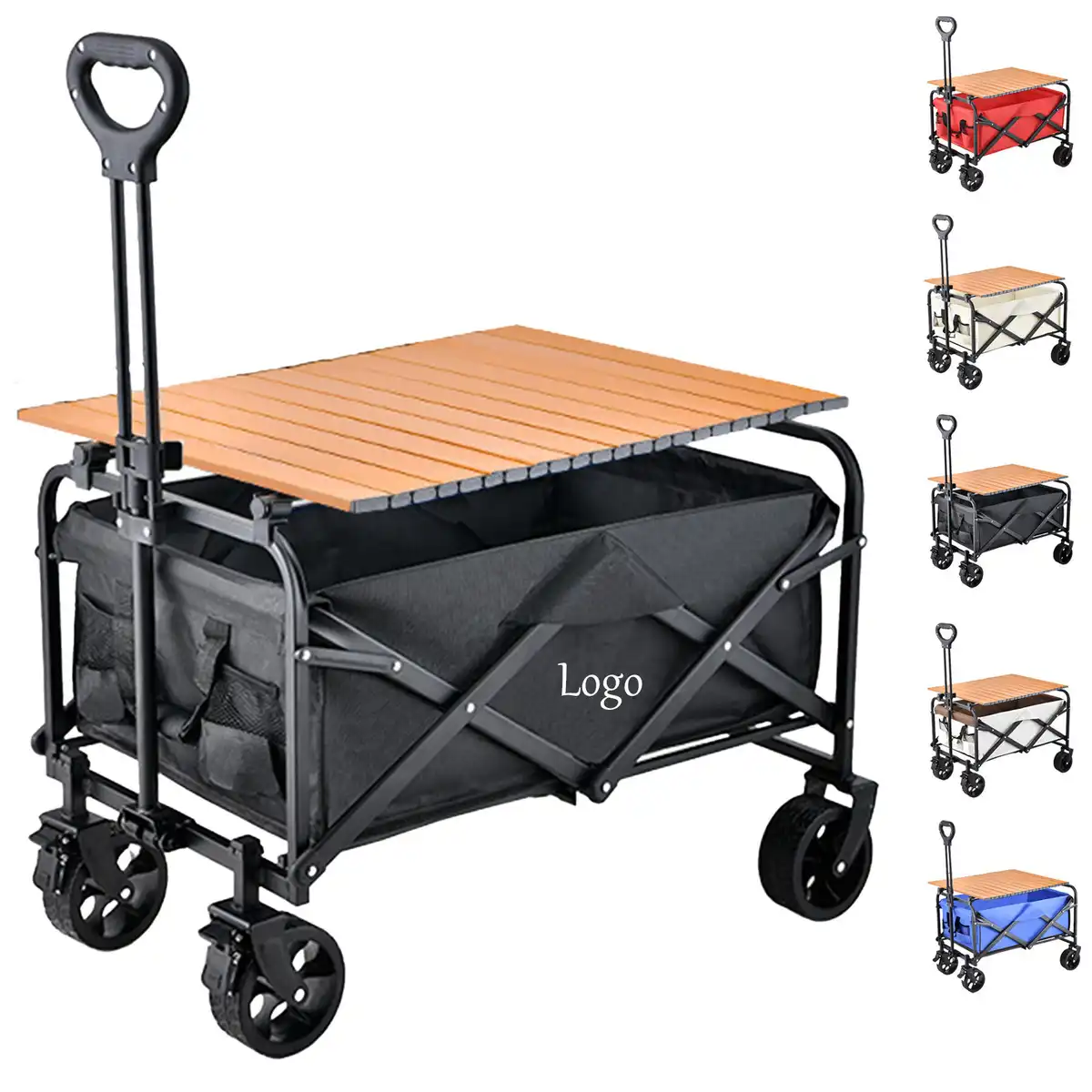Portable Steel Folding Camping Wagon product detail view