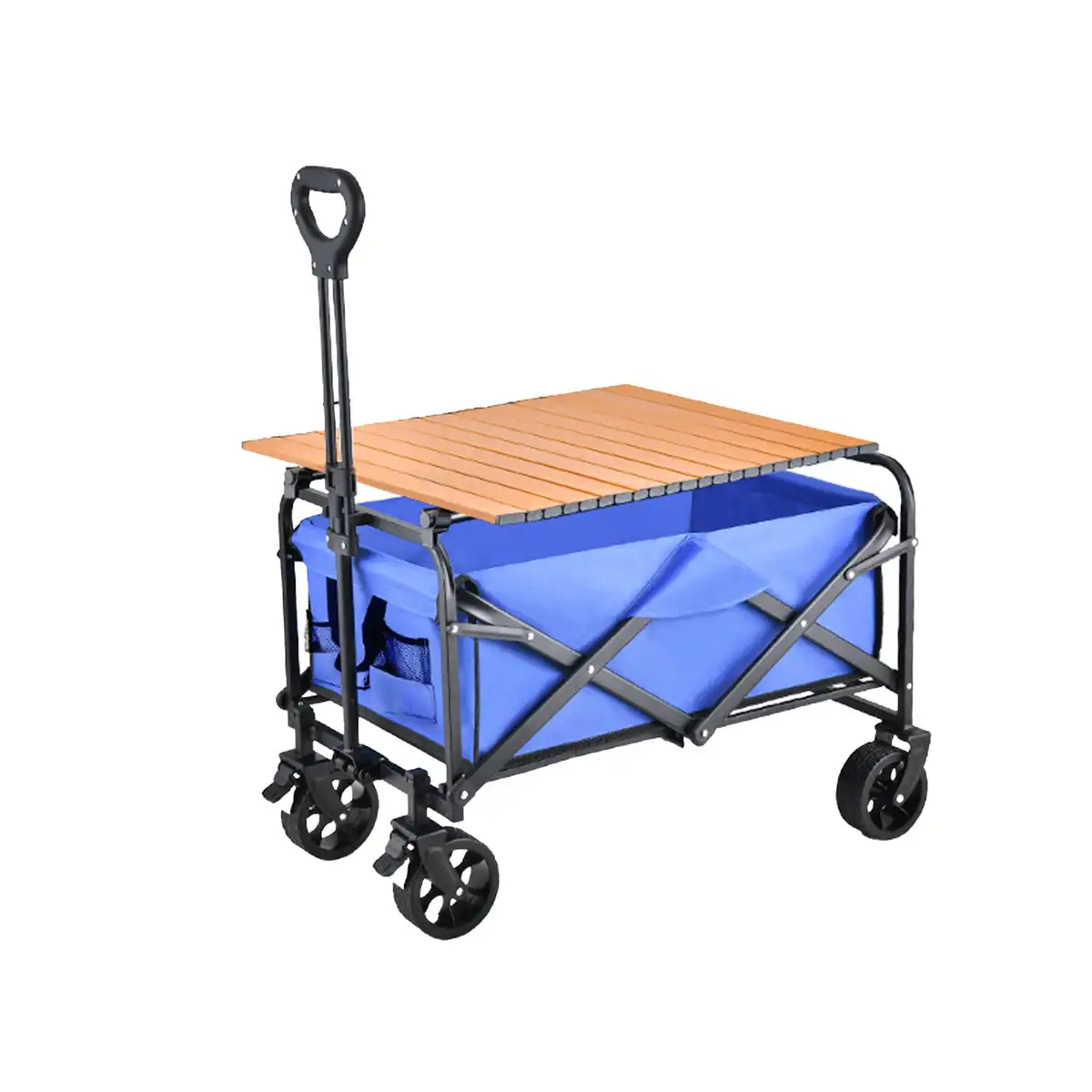 Portable Steel Folding Camping Wagon product with accessories