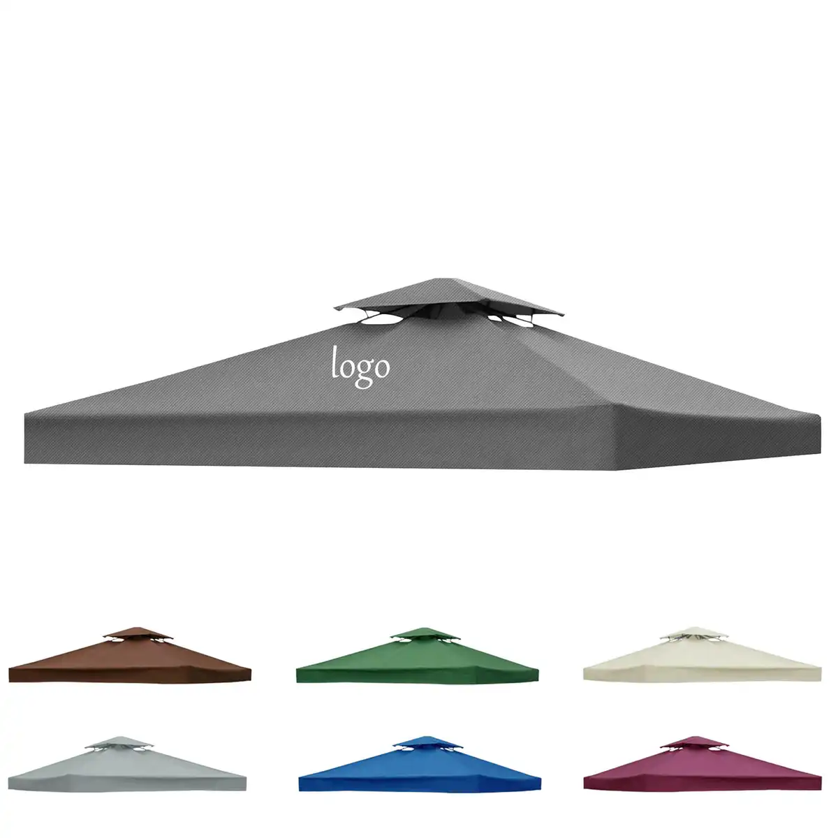 Durable Double Roof Canopy Tarp product detail view