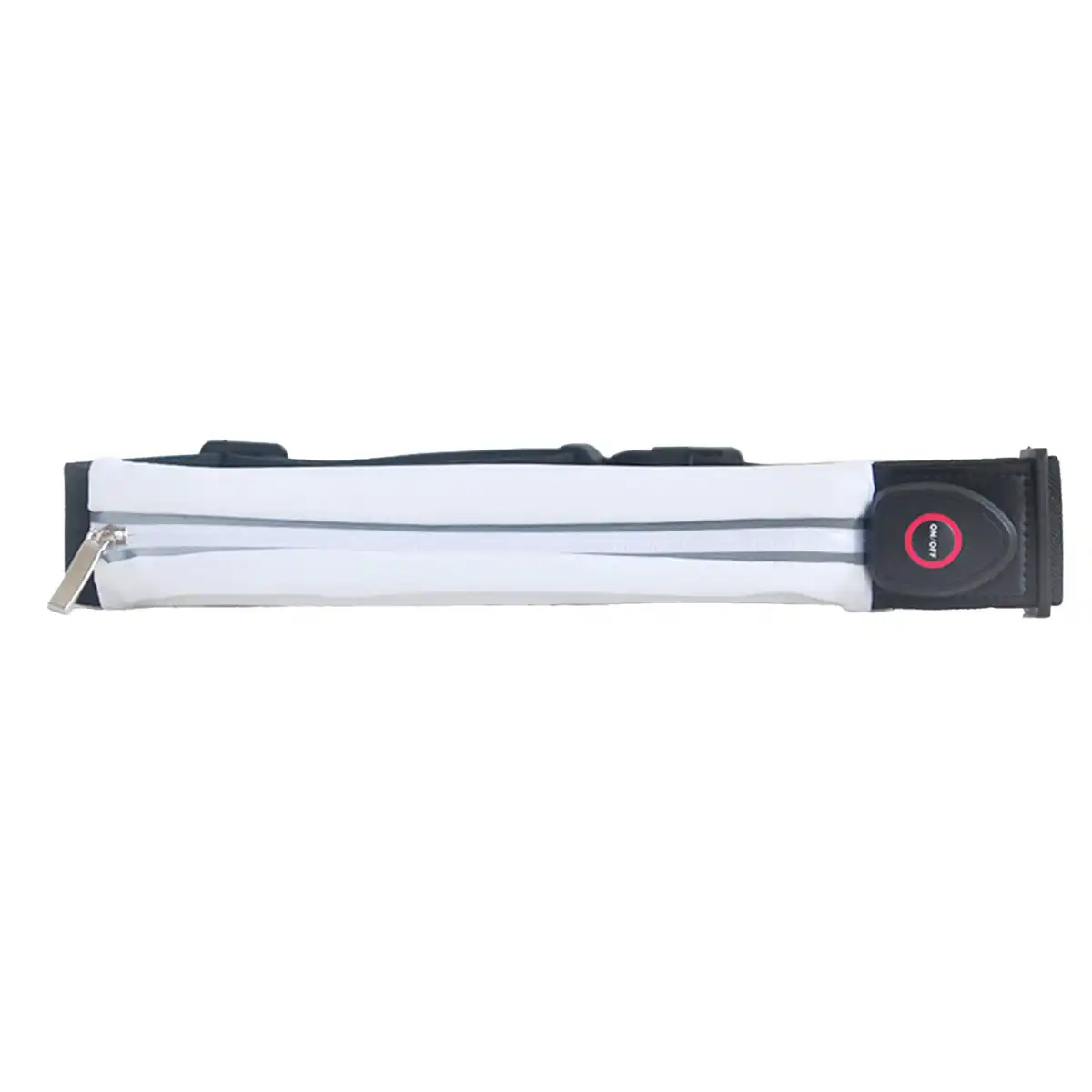 Rechargeable LED Waist Pack custom logo imprint view