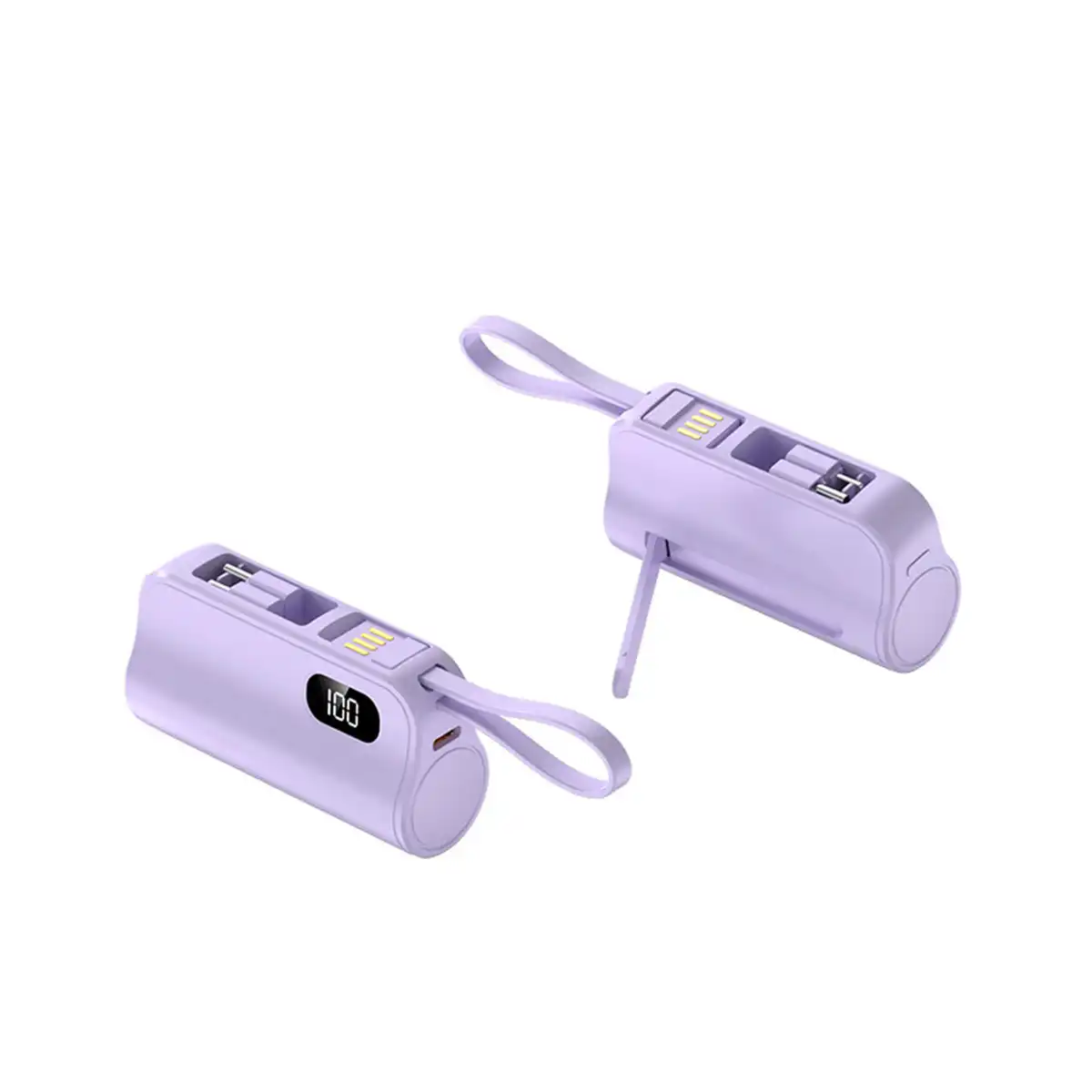 Mini 5000mAh Fast Charging Power Bank product with accessories