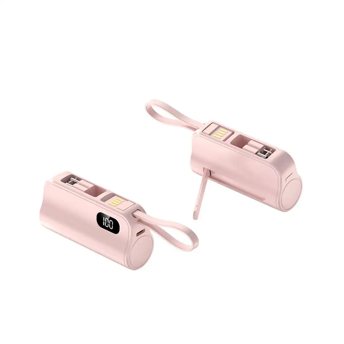 Mini 5000mAh Fast Charging Power Bank custom logo imprint view