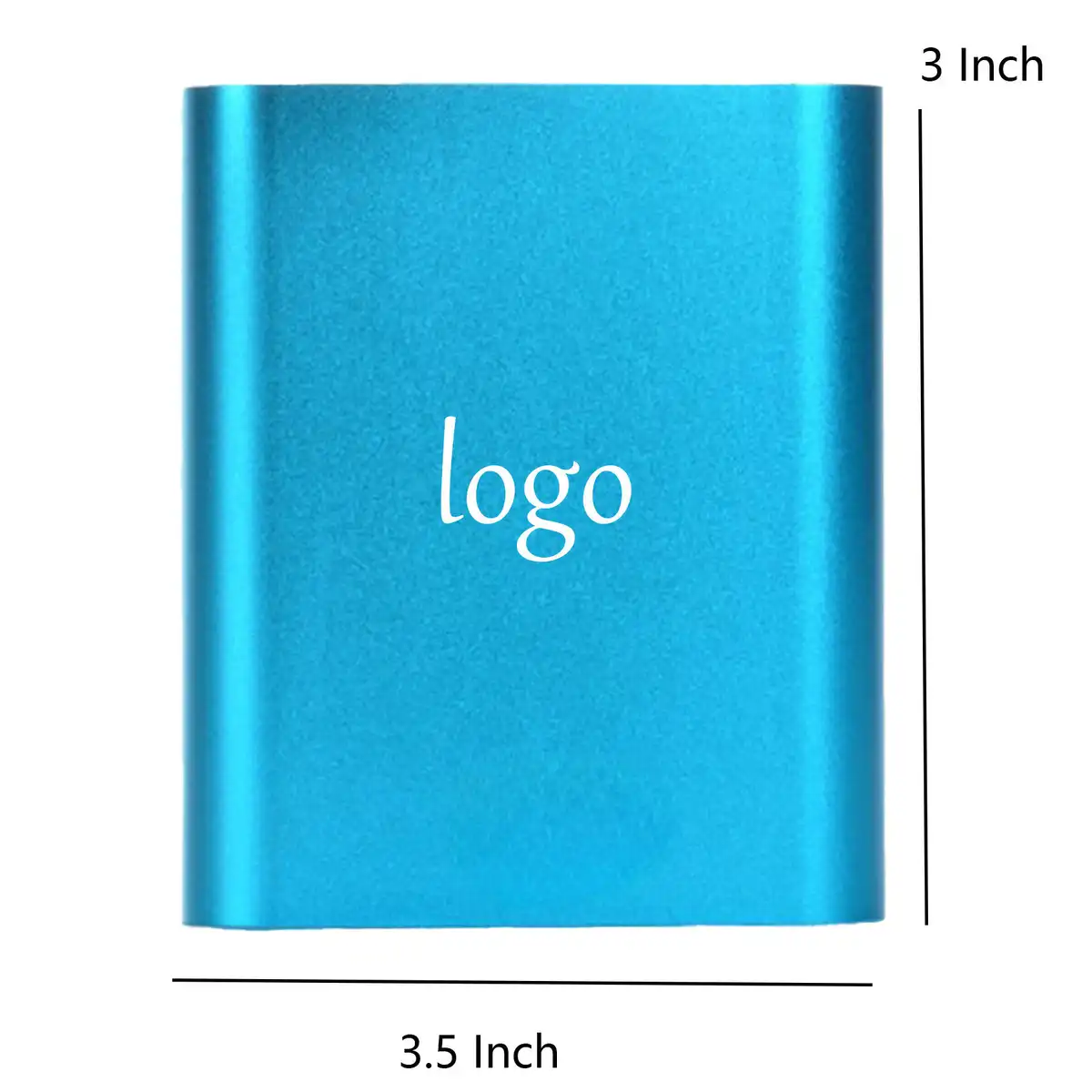 Slim Aluminum 10400mAh Power Bank product detail view